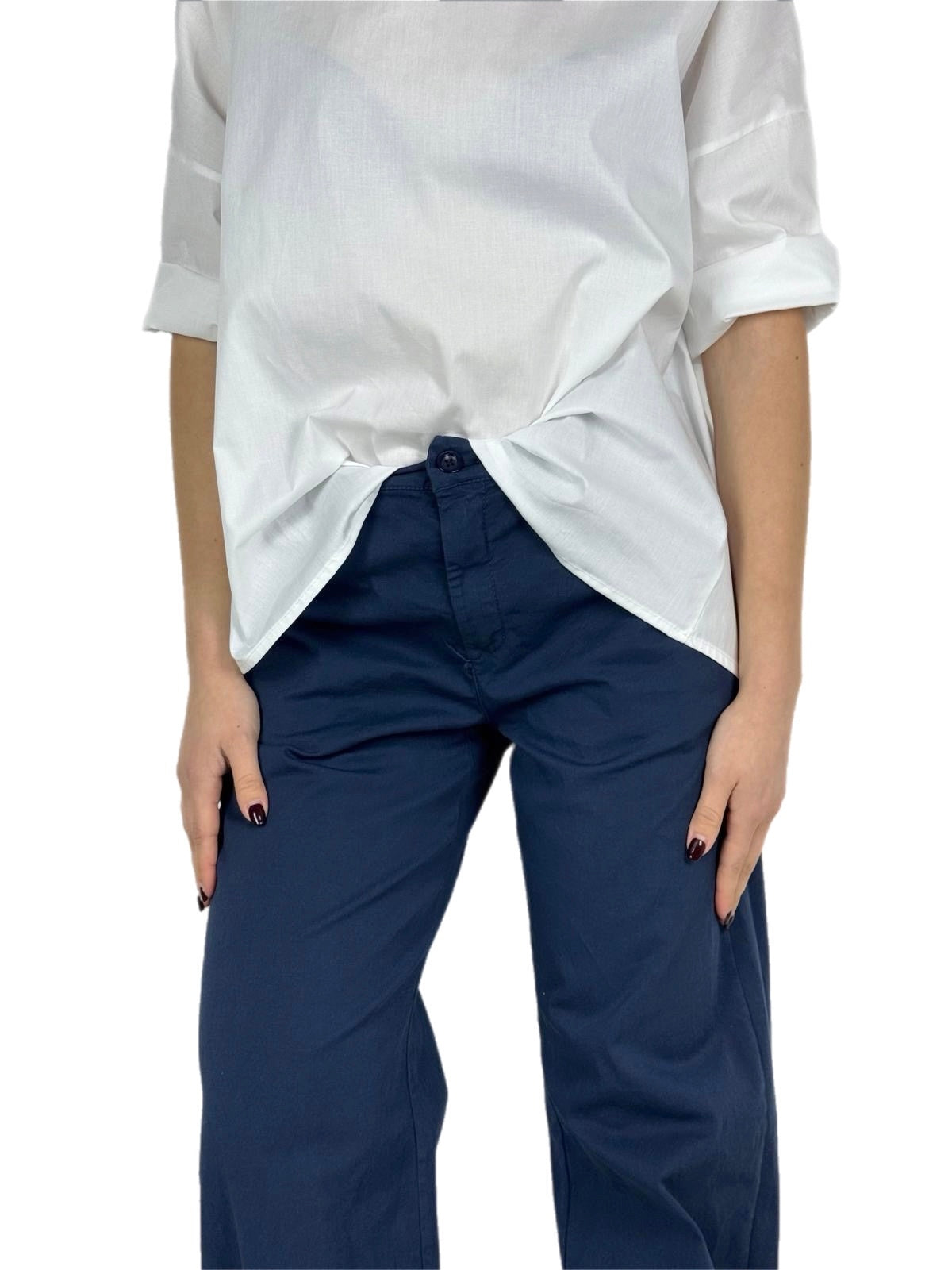 Matié pantalone layer blu