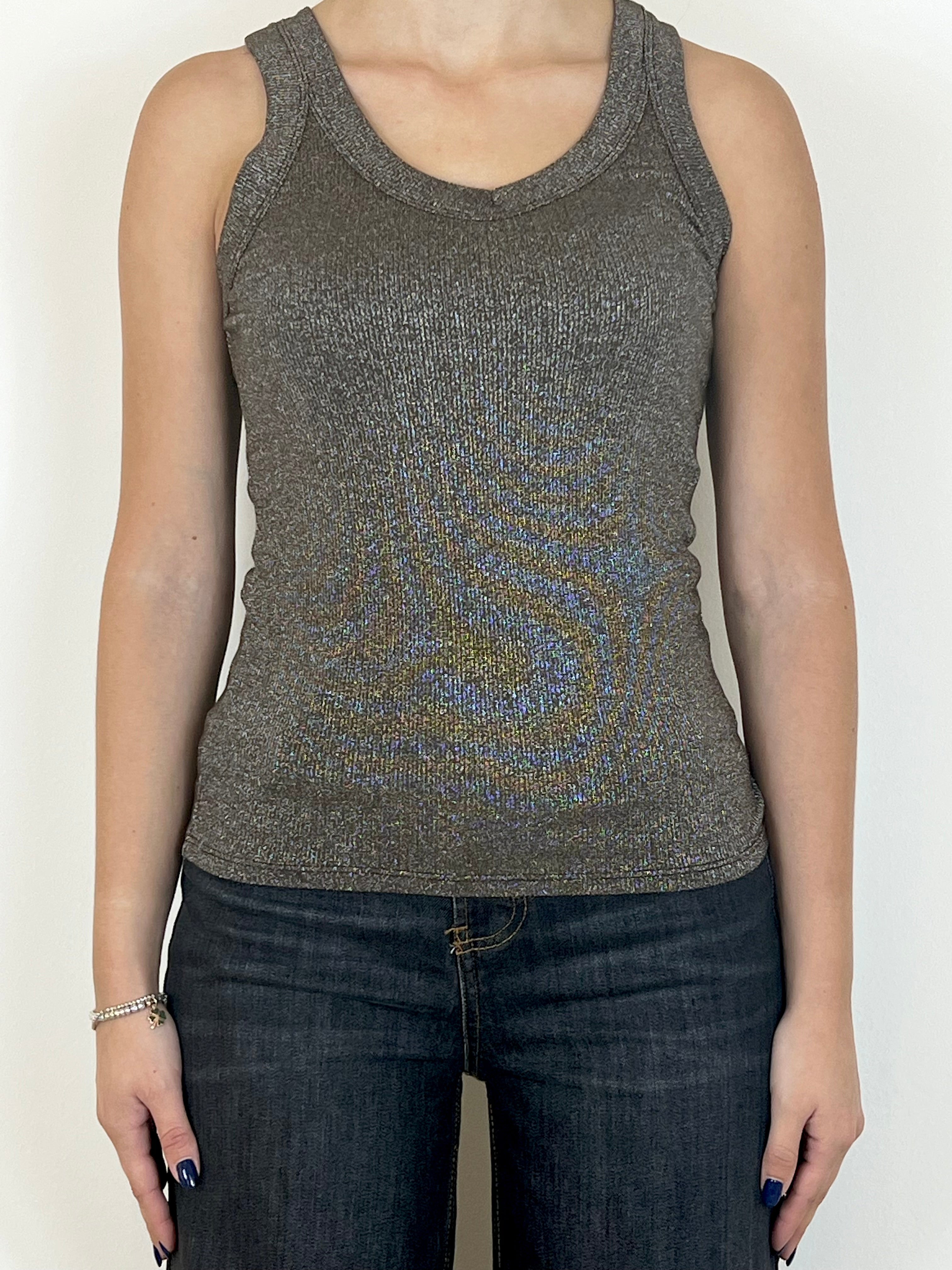 Susy Mix canotta lamé