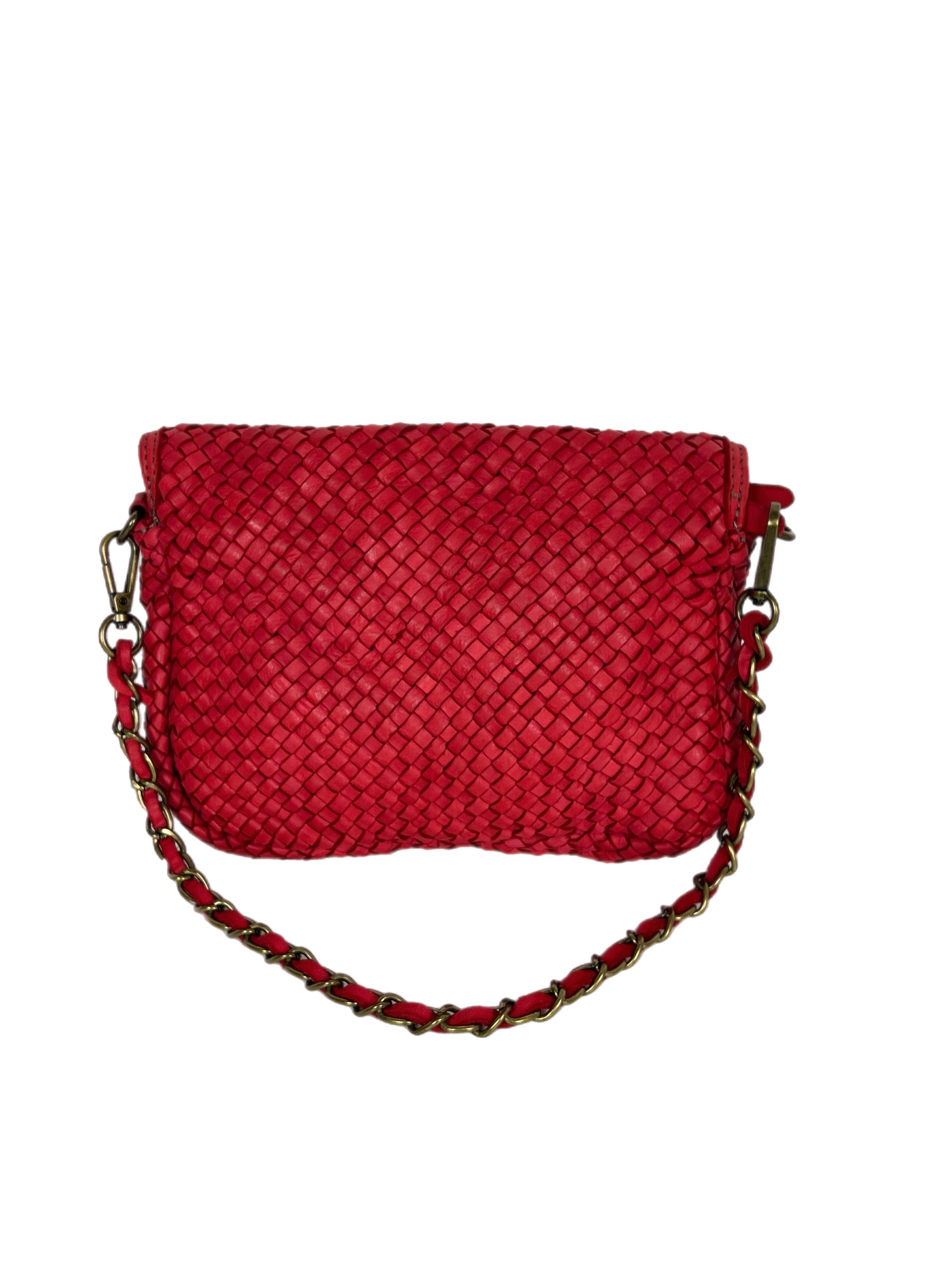 Matié borsa pelle Murcia rosso