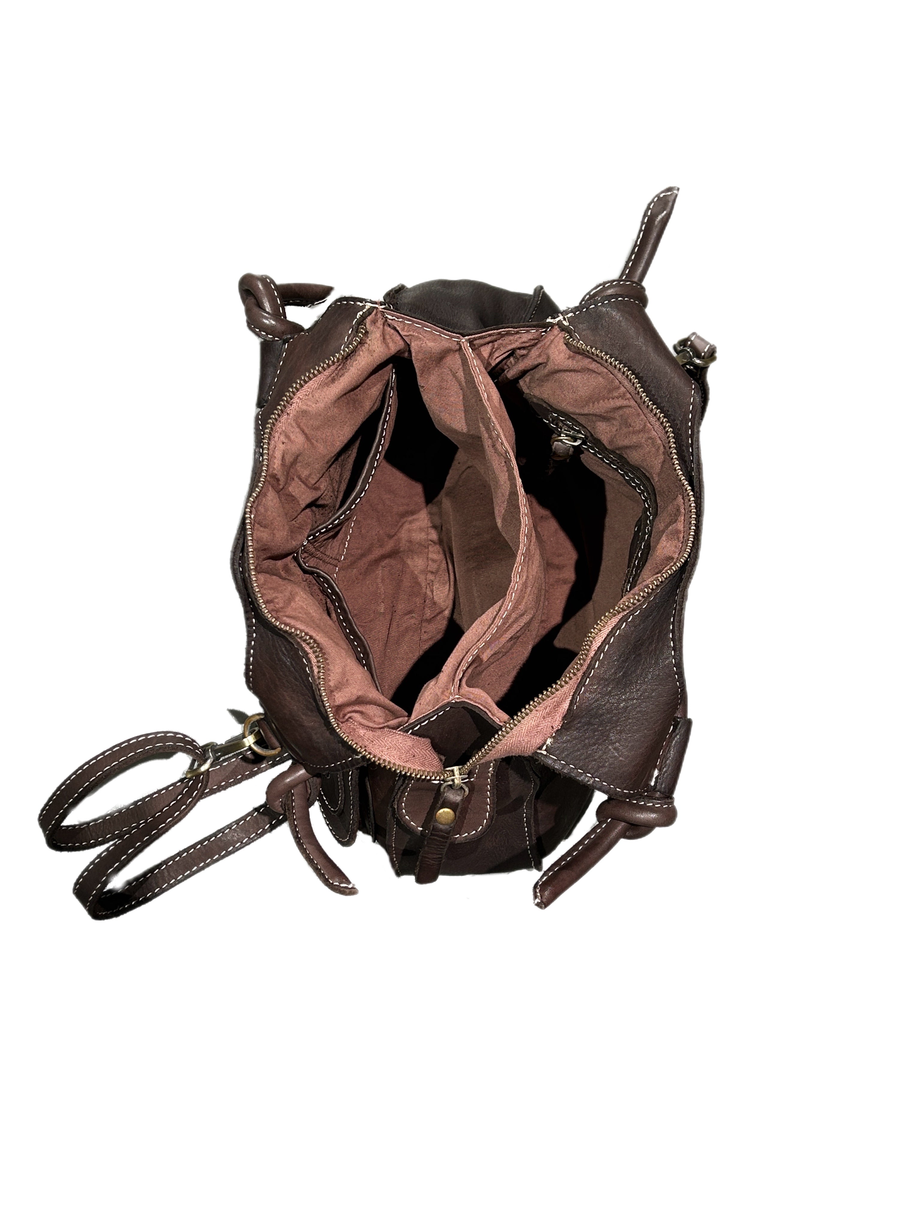Matié borsa pelle Siena moro