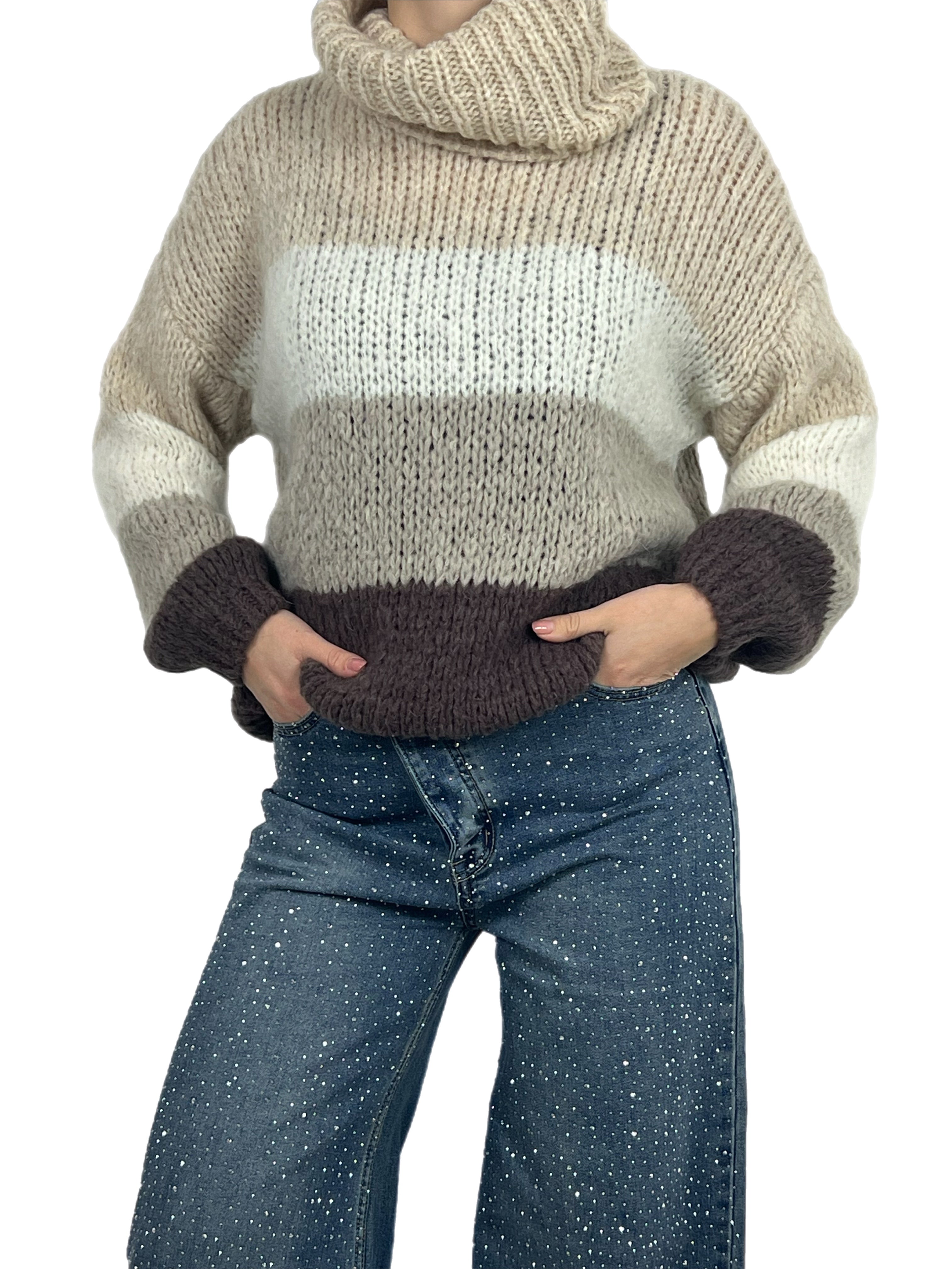 Matié maglia giorgia beige