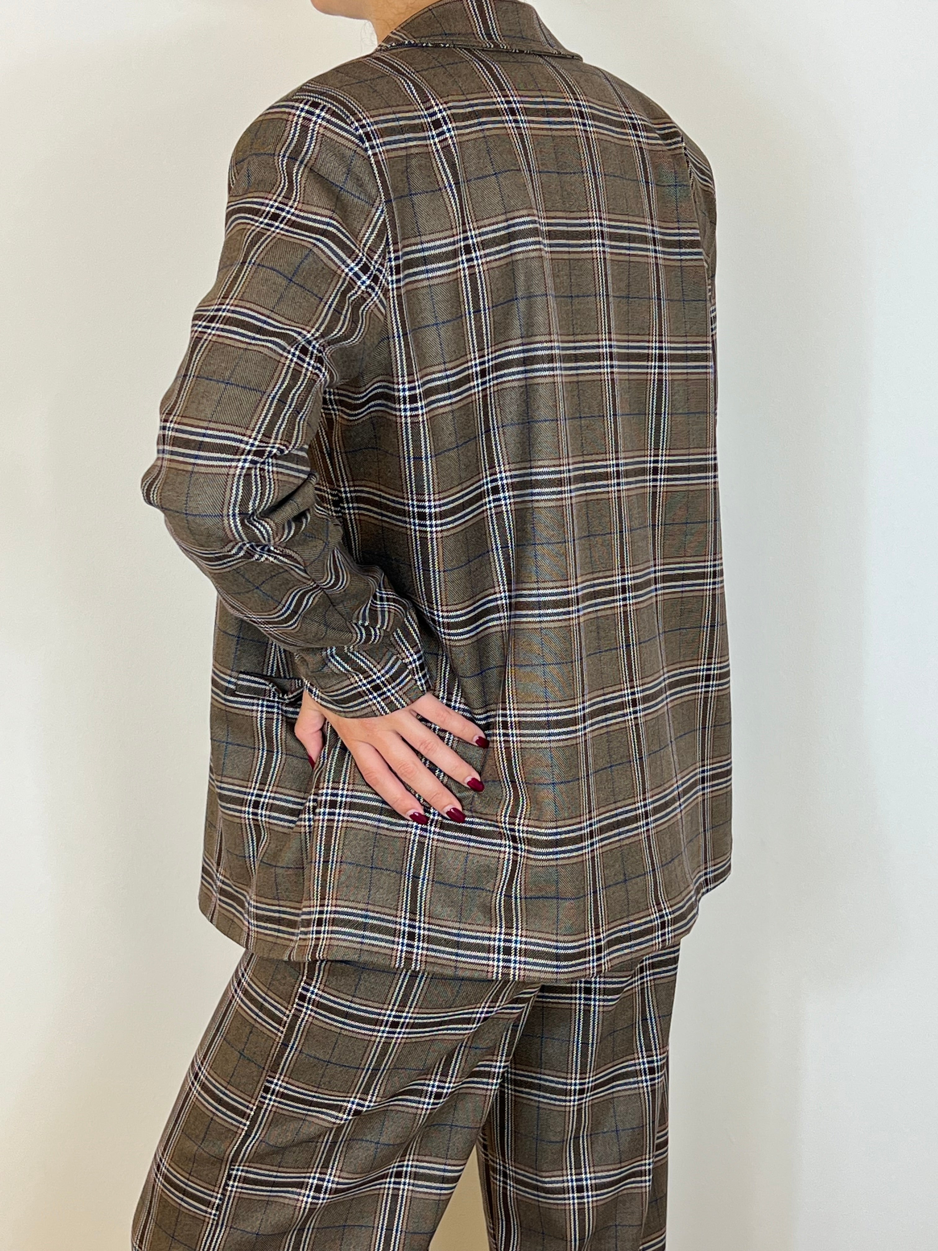 Matié giacca frange quadro