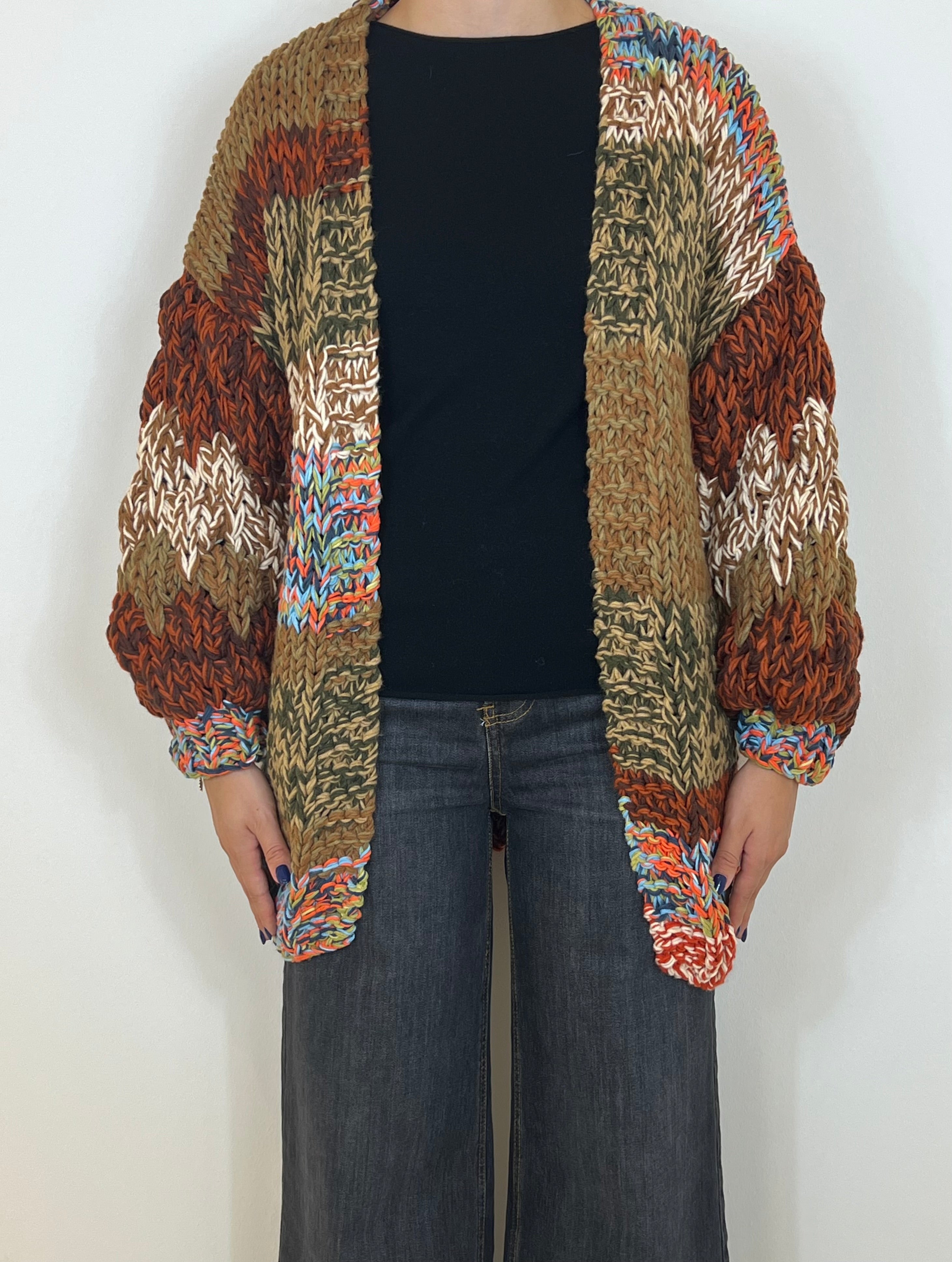 Matié cardigan benny giungla