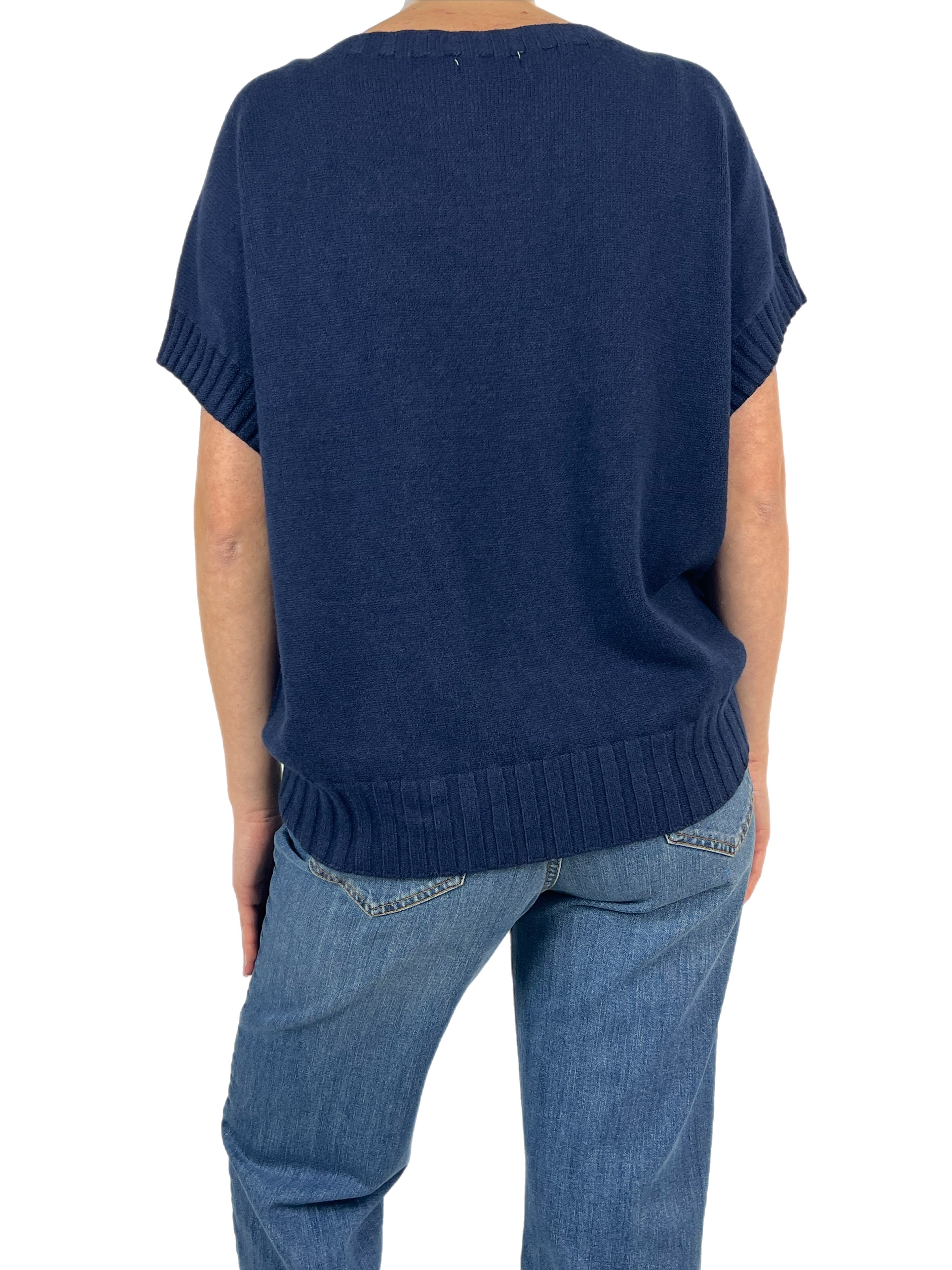 Matié gilet peonia blu