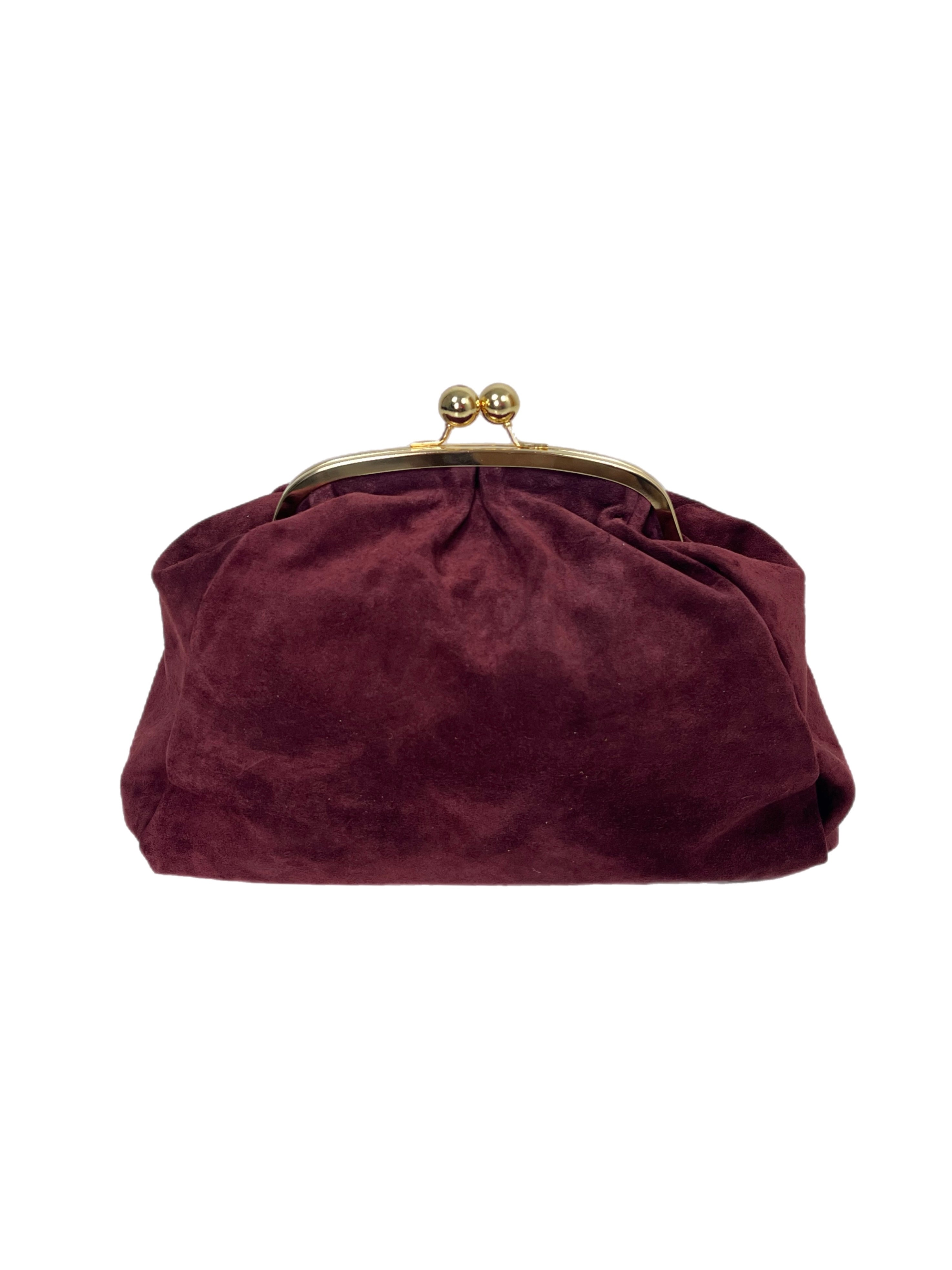 Matié borsa agnese camoscio bordeaux