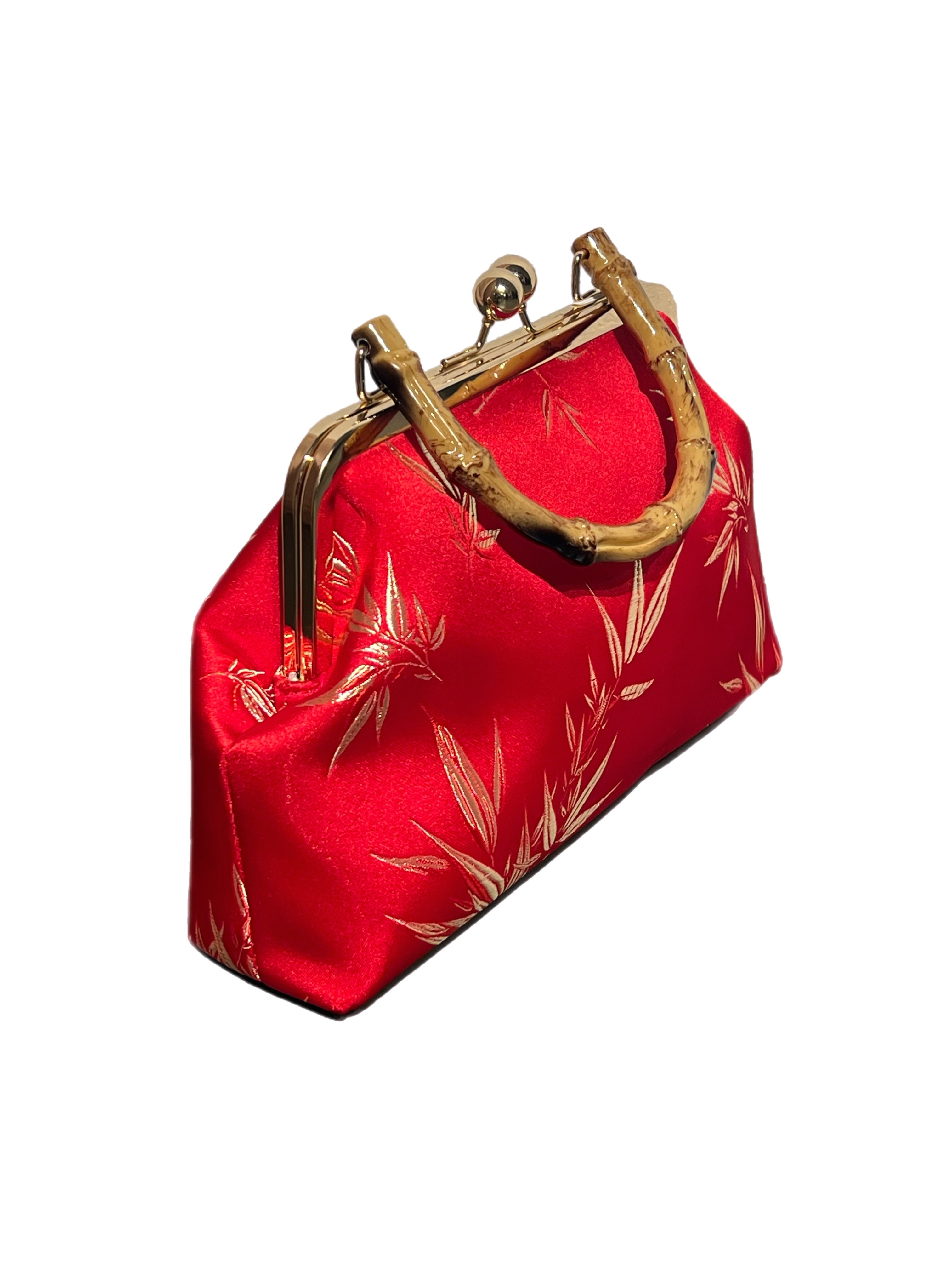 Matié borsa bambù rosso
