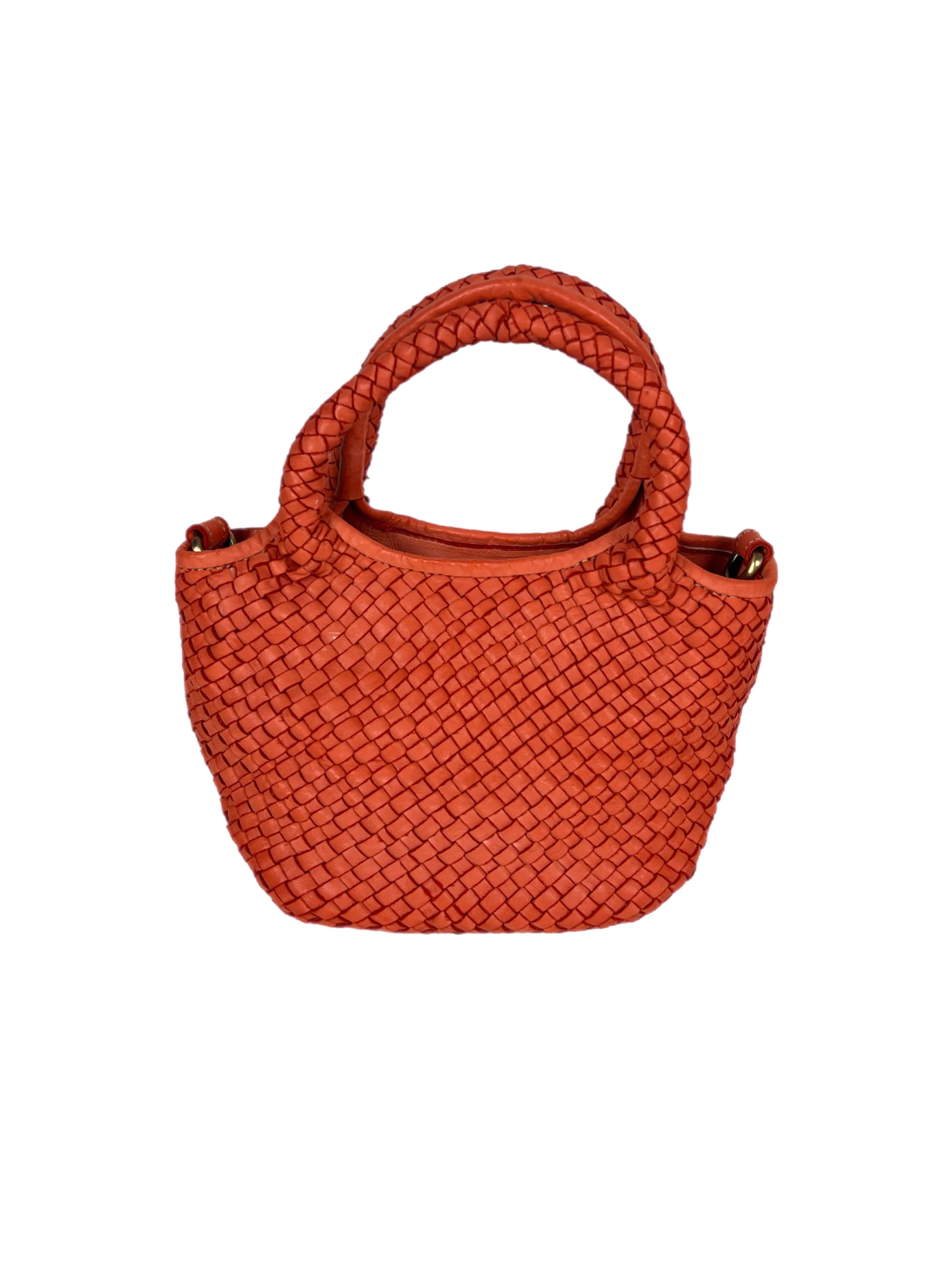Matié borsa pelle vigo arancio