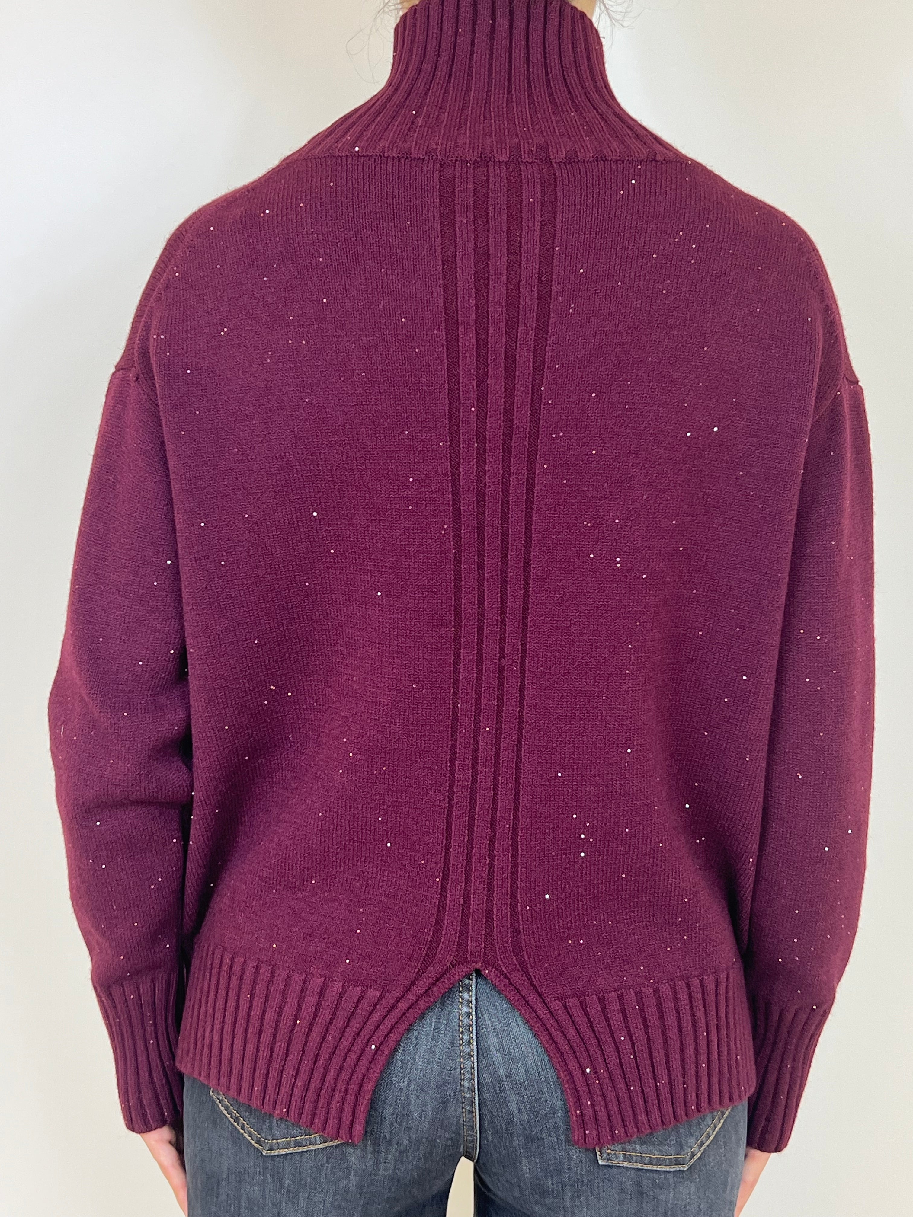 Matié maglia collo coste