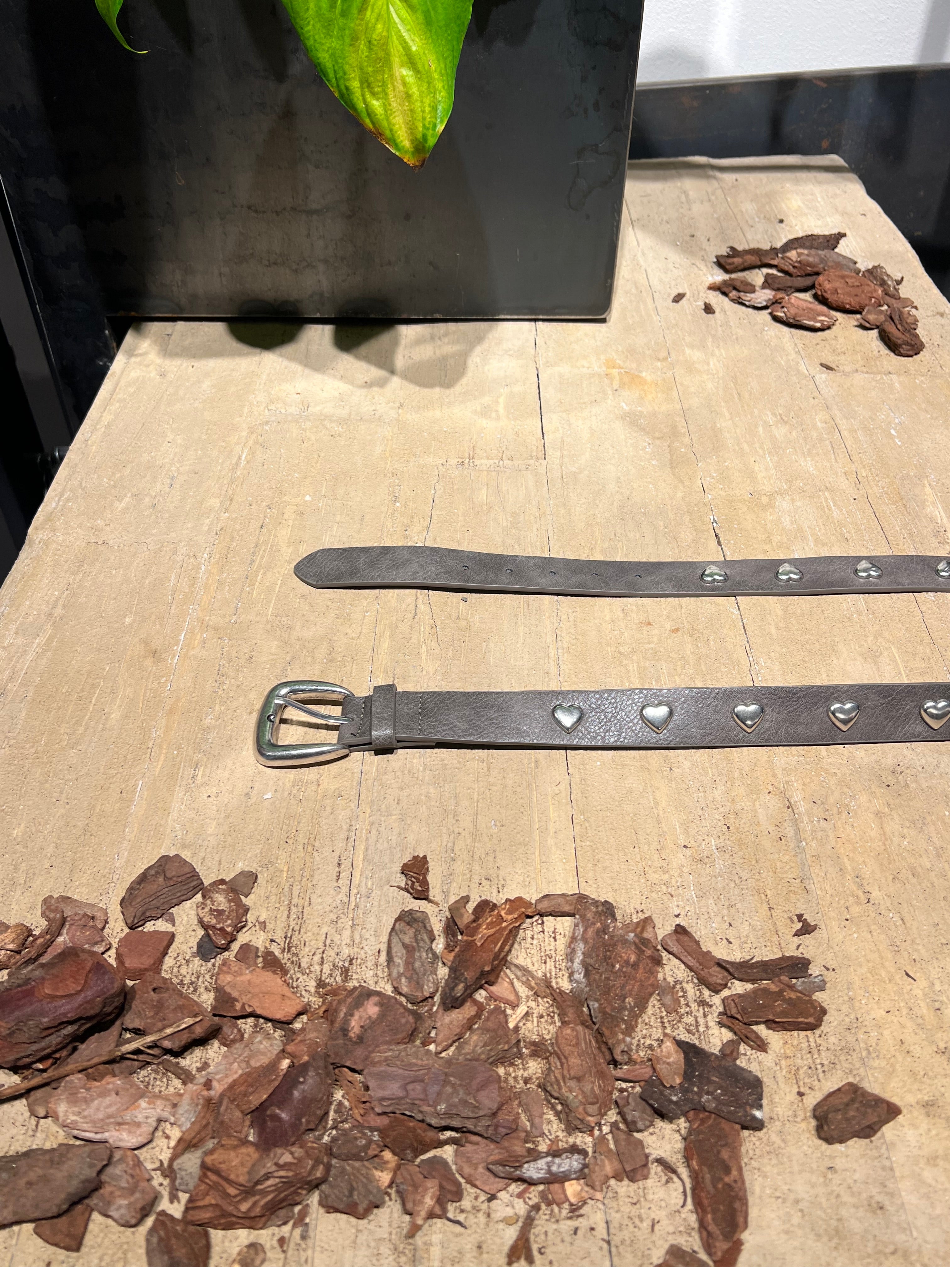 Matié cintura cuoricino grigio