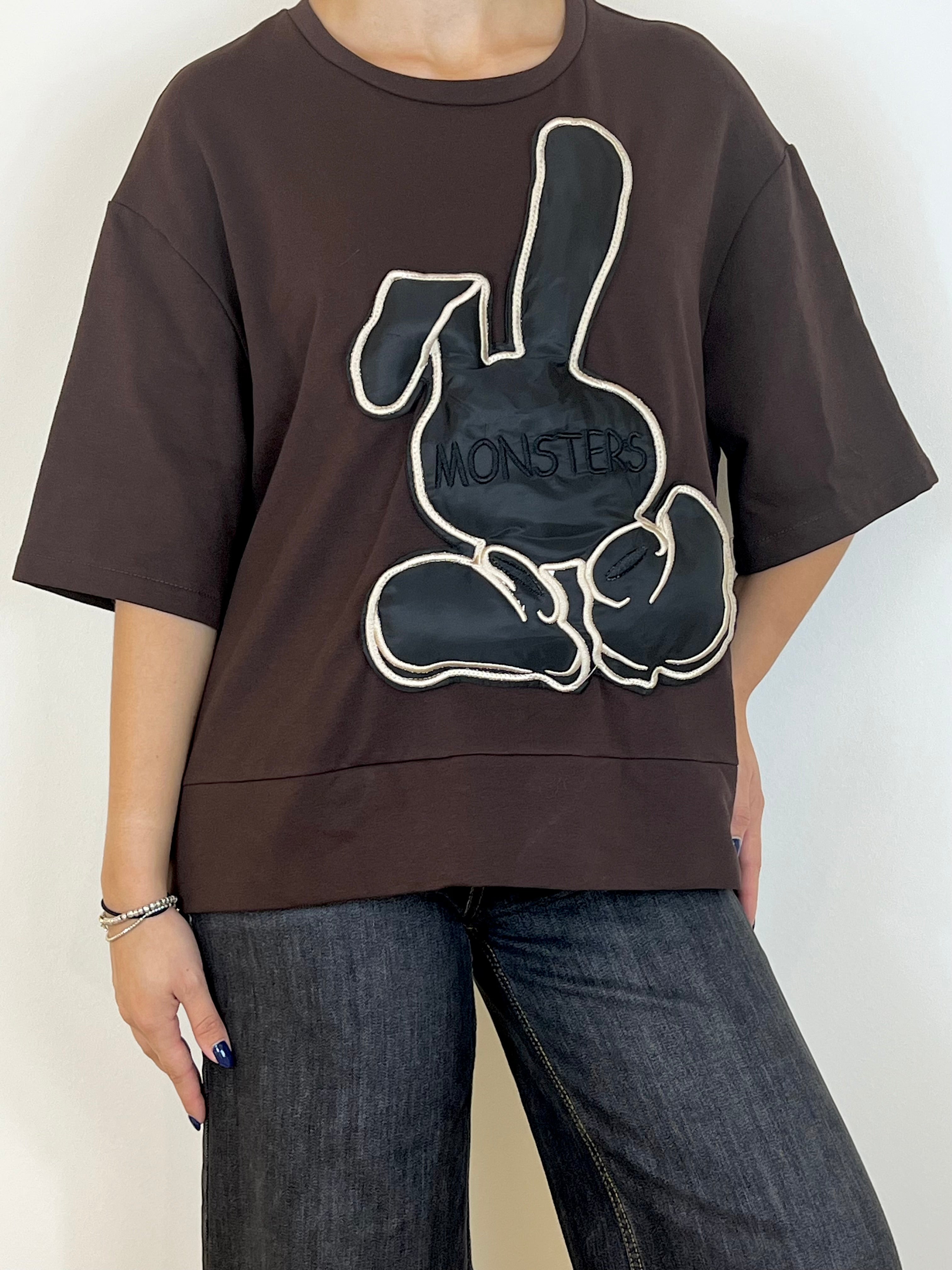 Susy Mix felpa monsters cioccolato