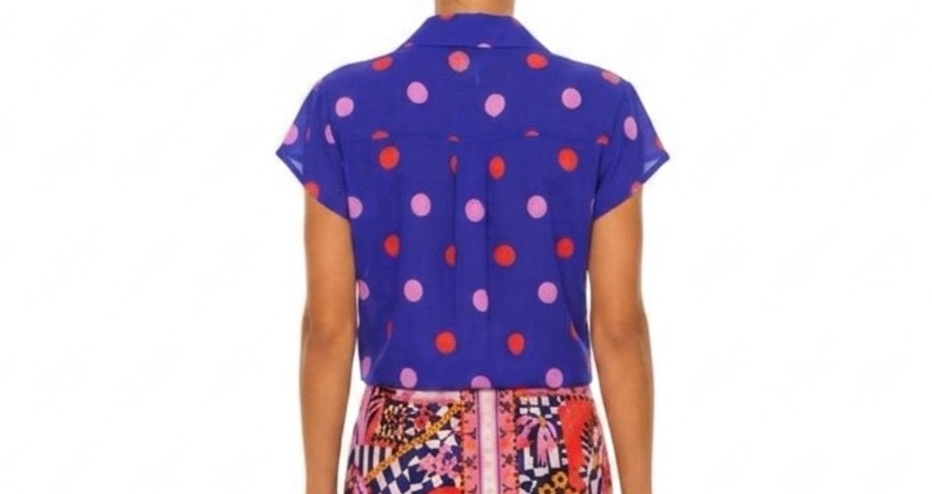 susy mix camicia fly blu
