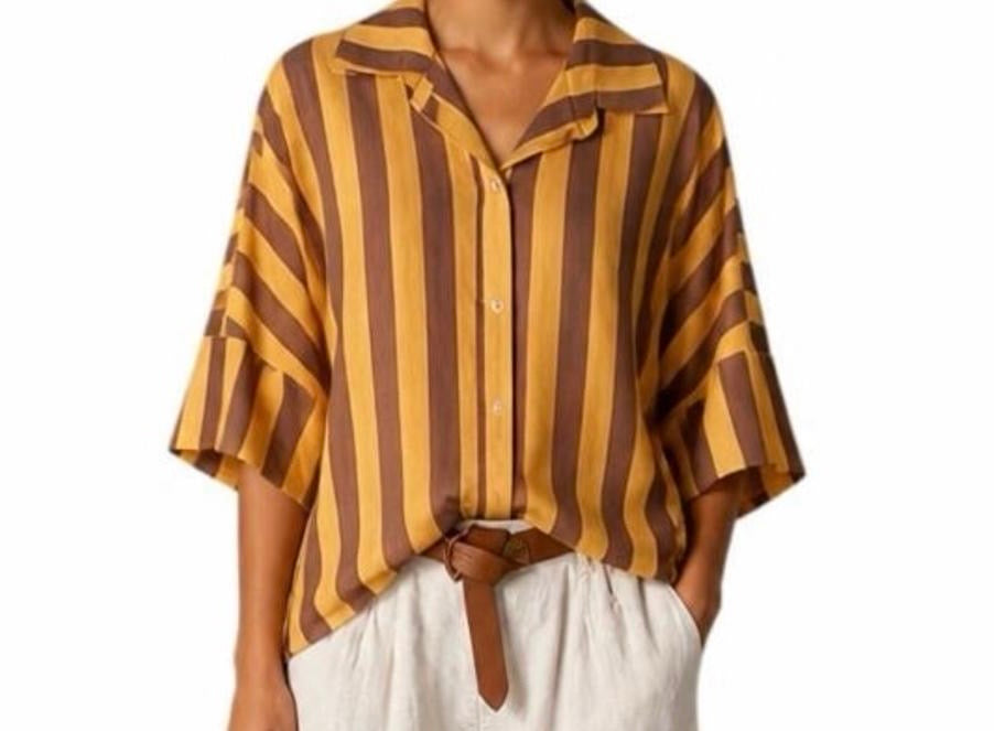 Matié camicia Cannes gialla/tab