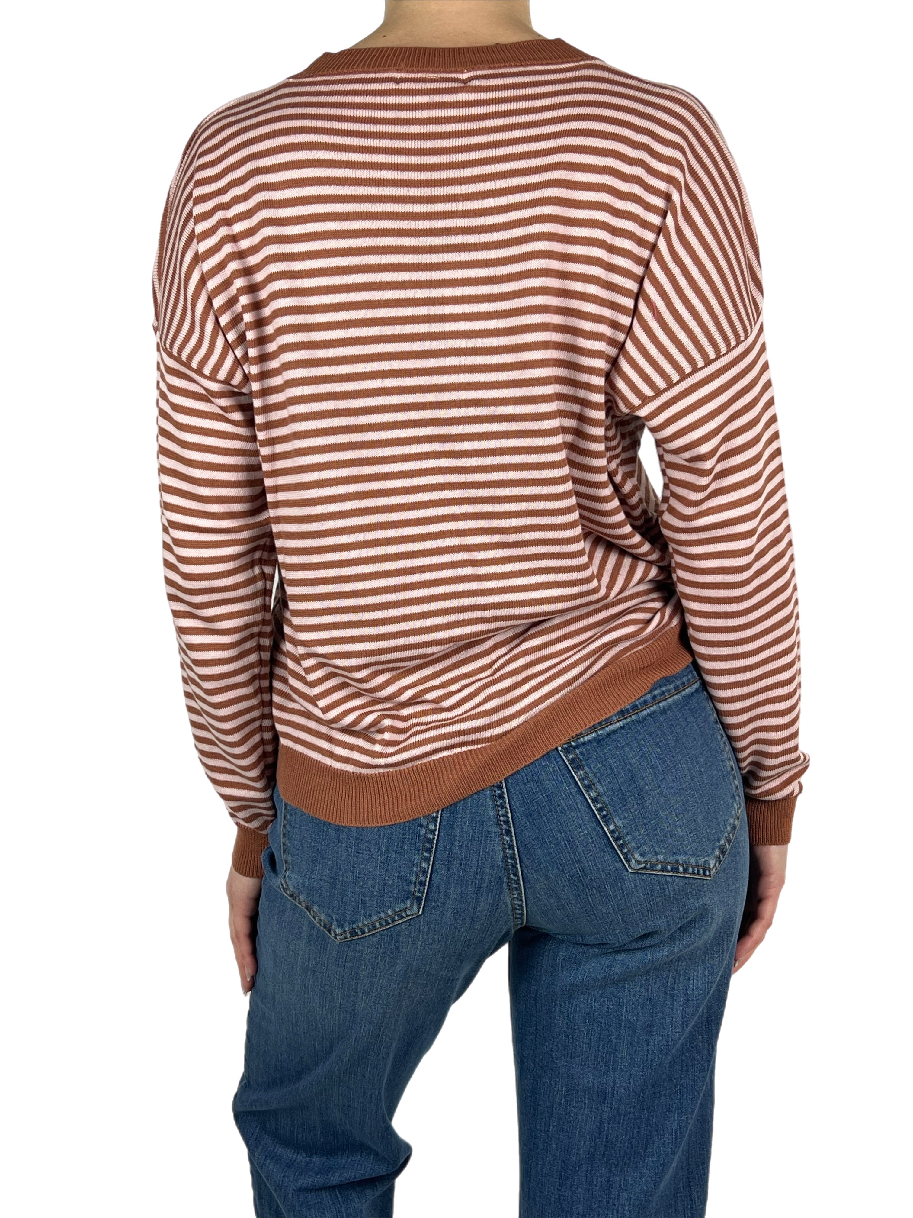 Matié maglia Evelyn ruggine/cipria