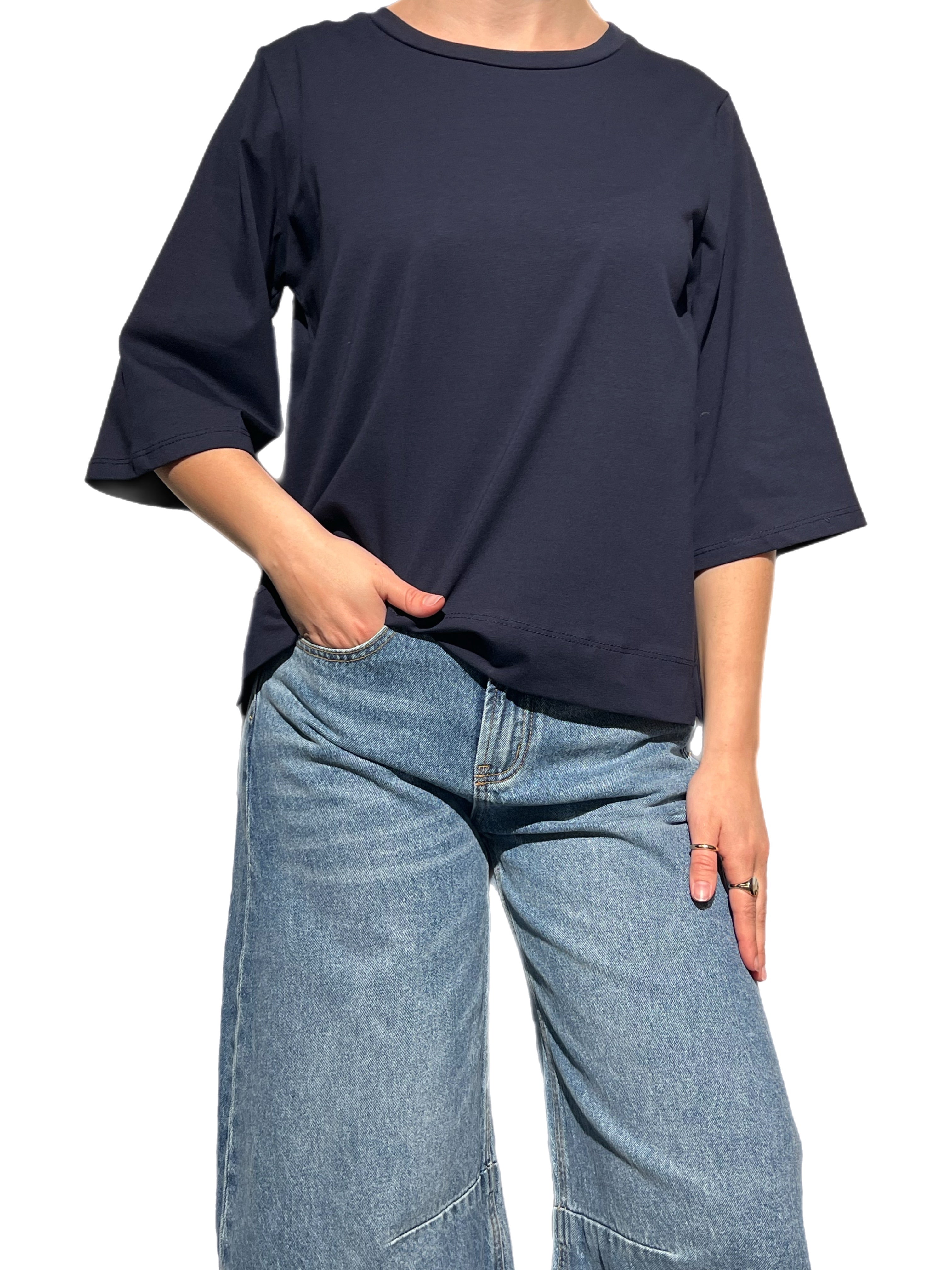 Matié t-shirt track blu