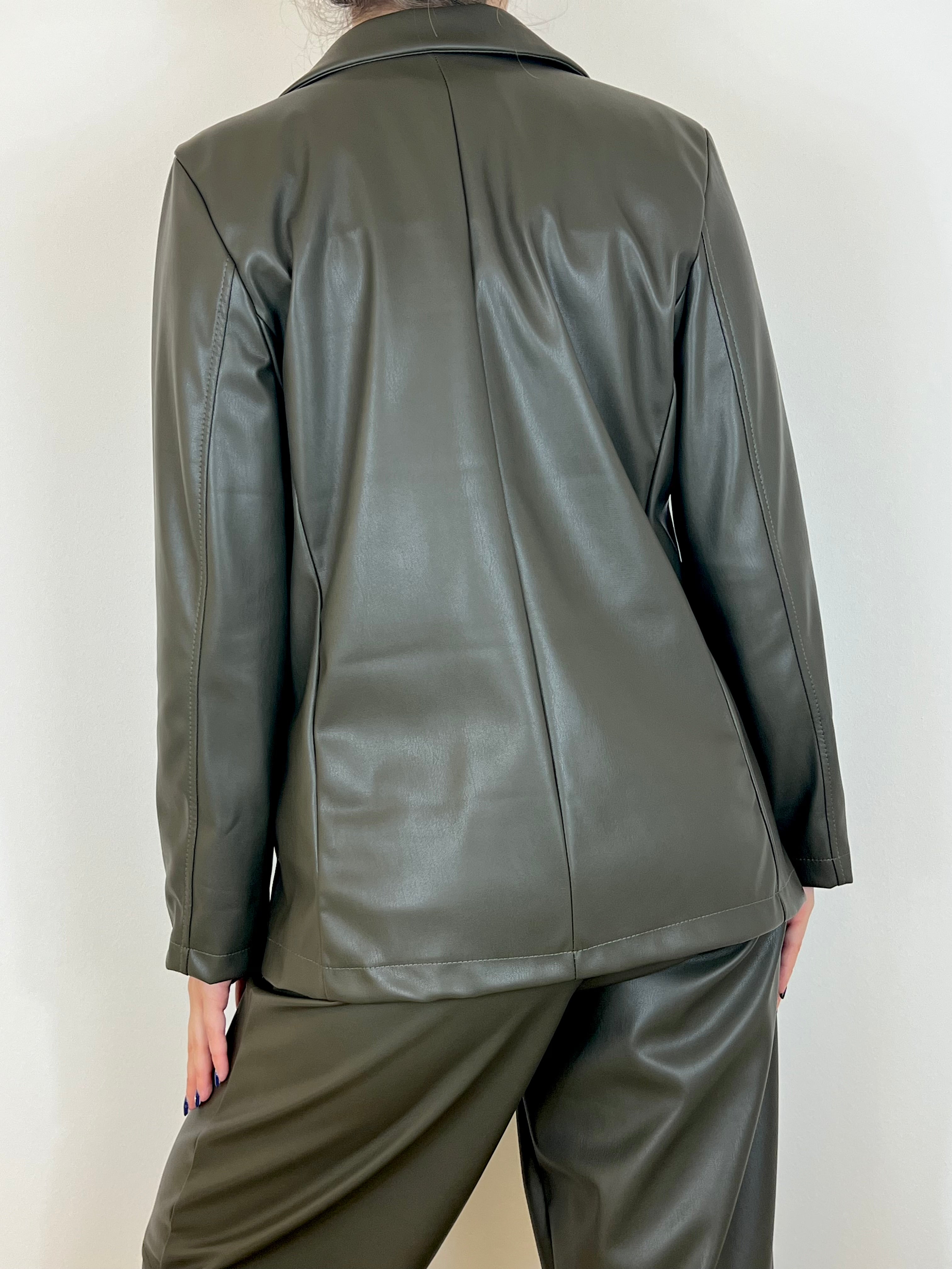 Matié blazer Oxford verde