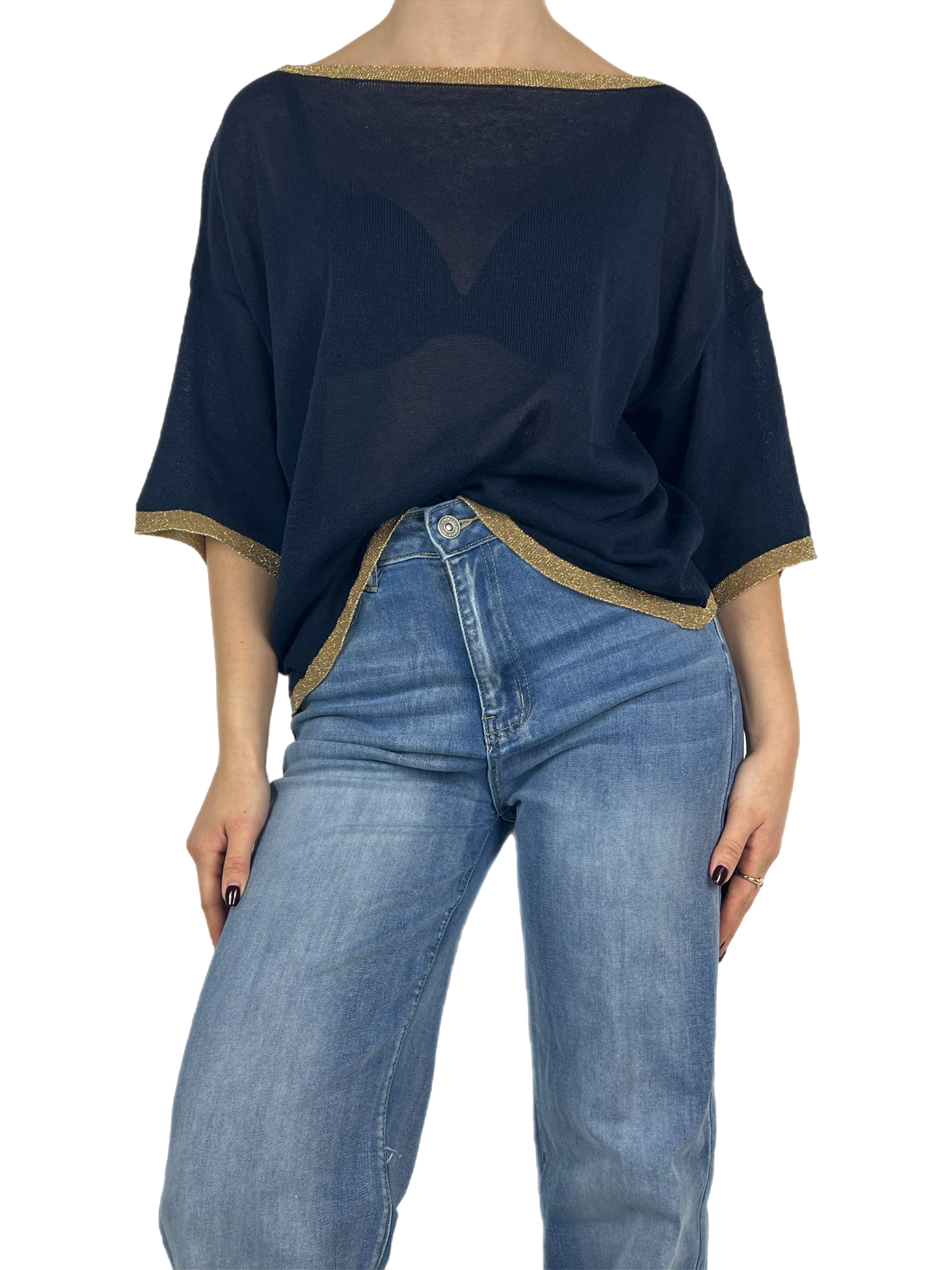 Matié maglia Zeno blu
