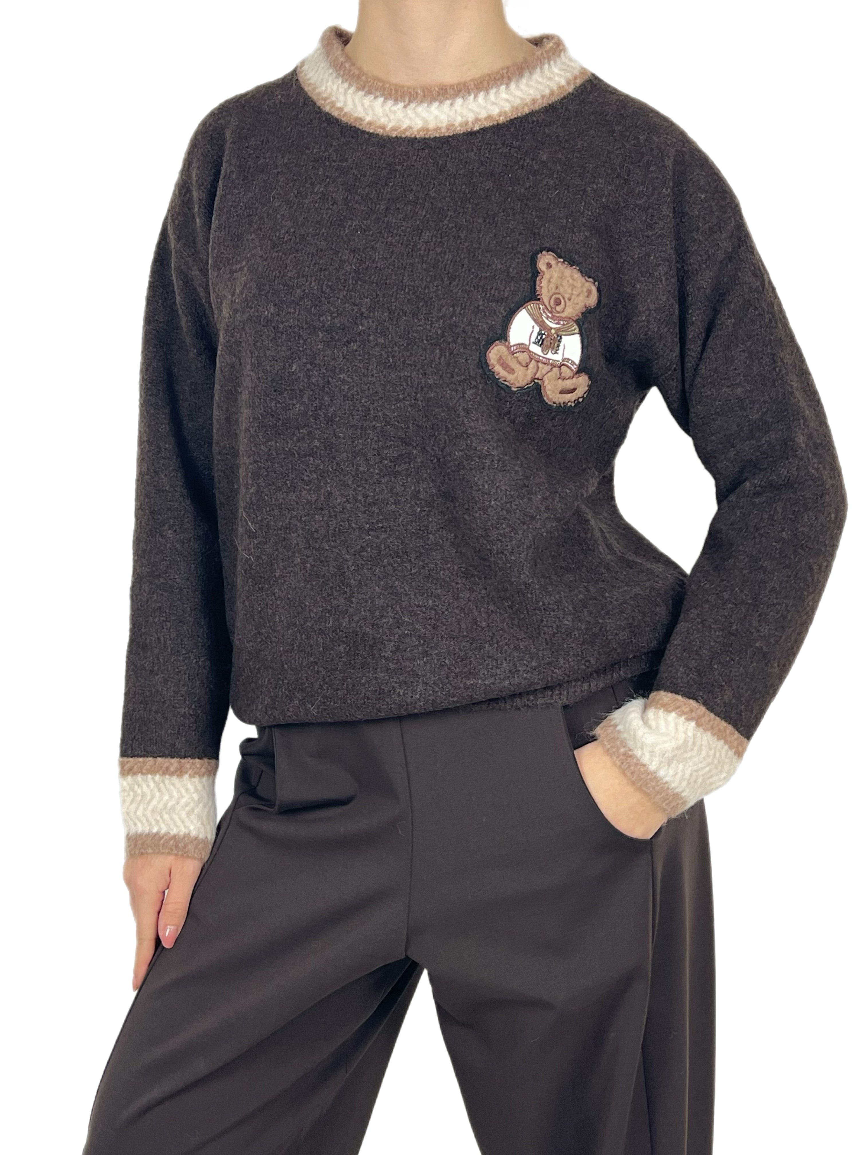 Matié maglia gaia cioccolato