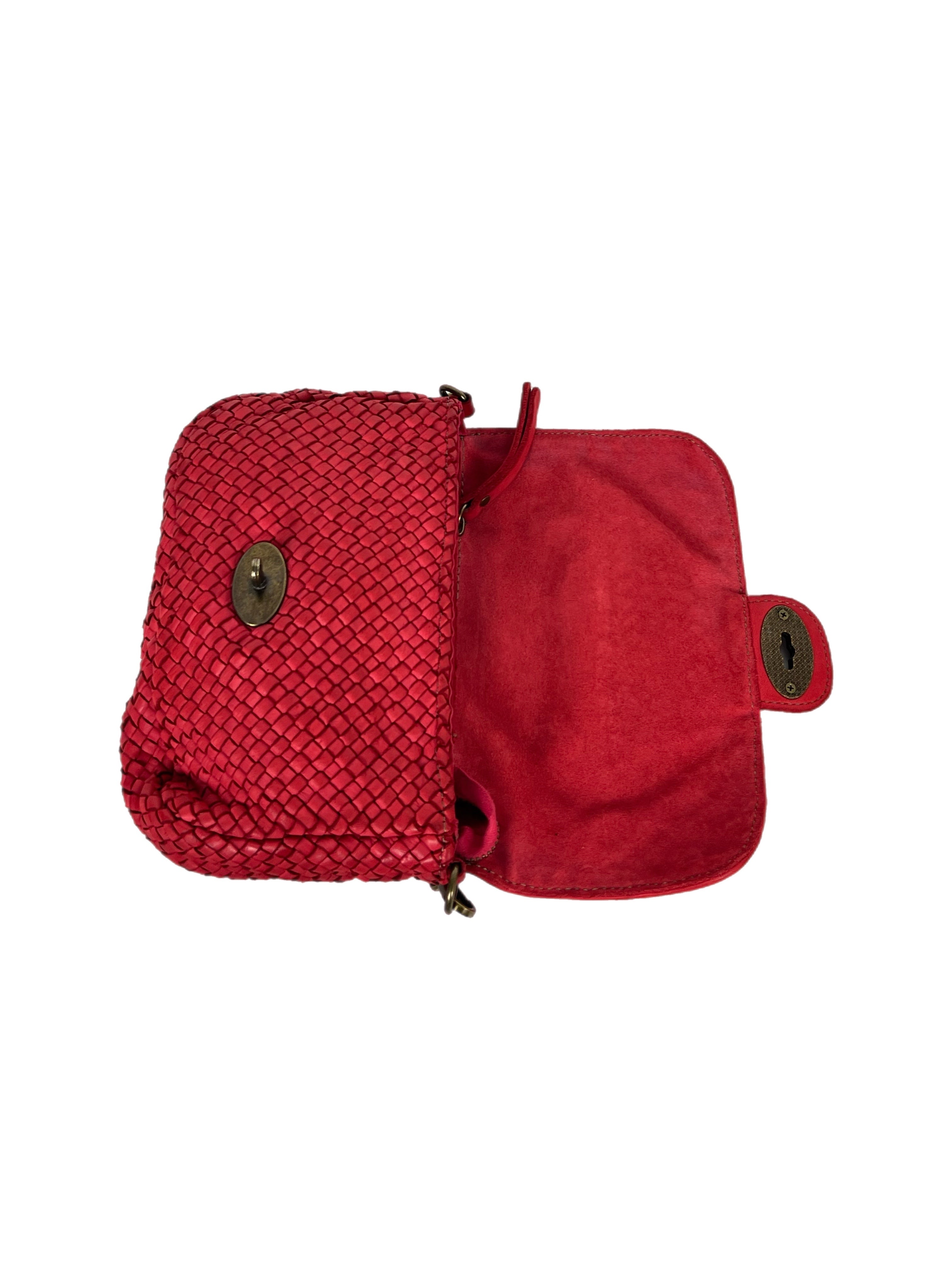 Matié borsa pelle Murcia rosso