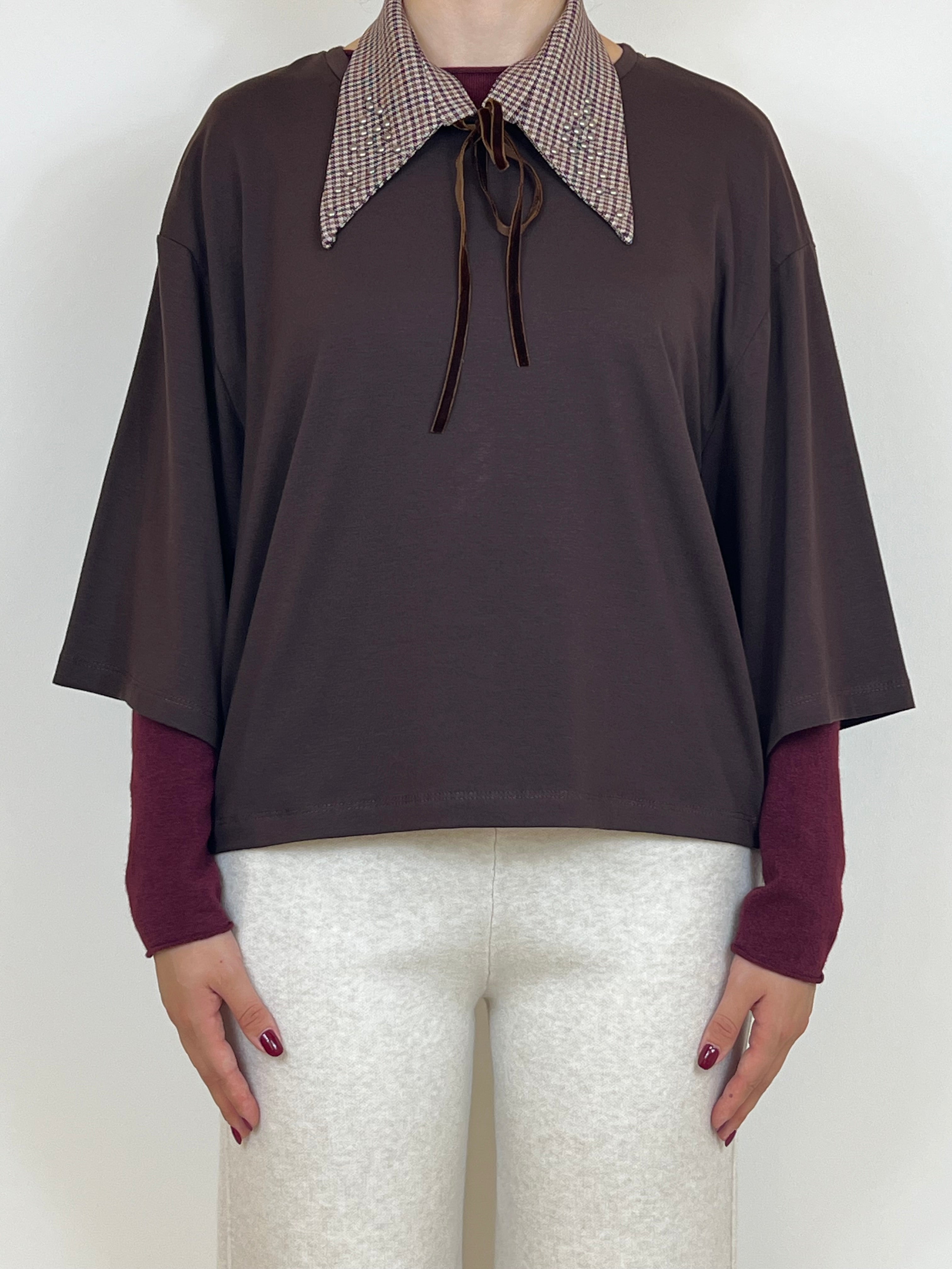 Susy Mix maglia colletto