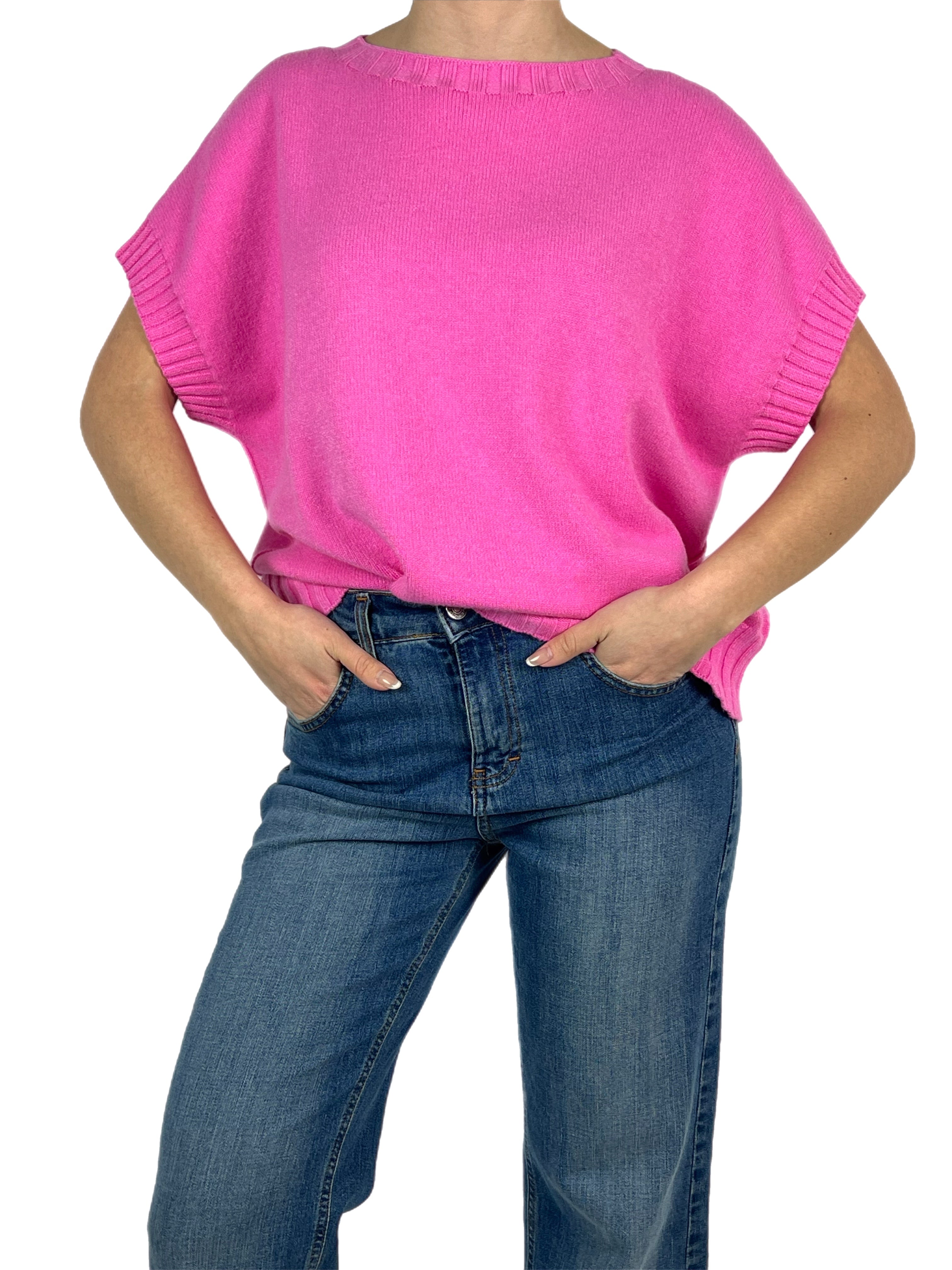 Matié gilet peonia rosa