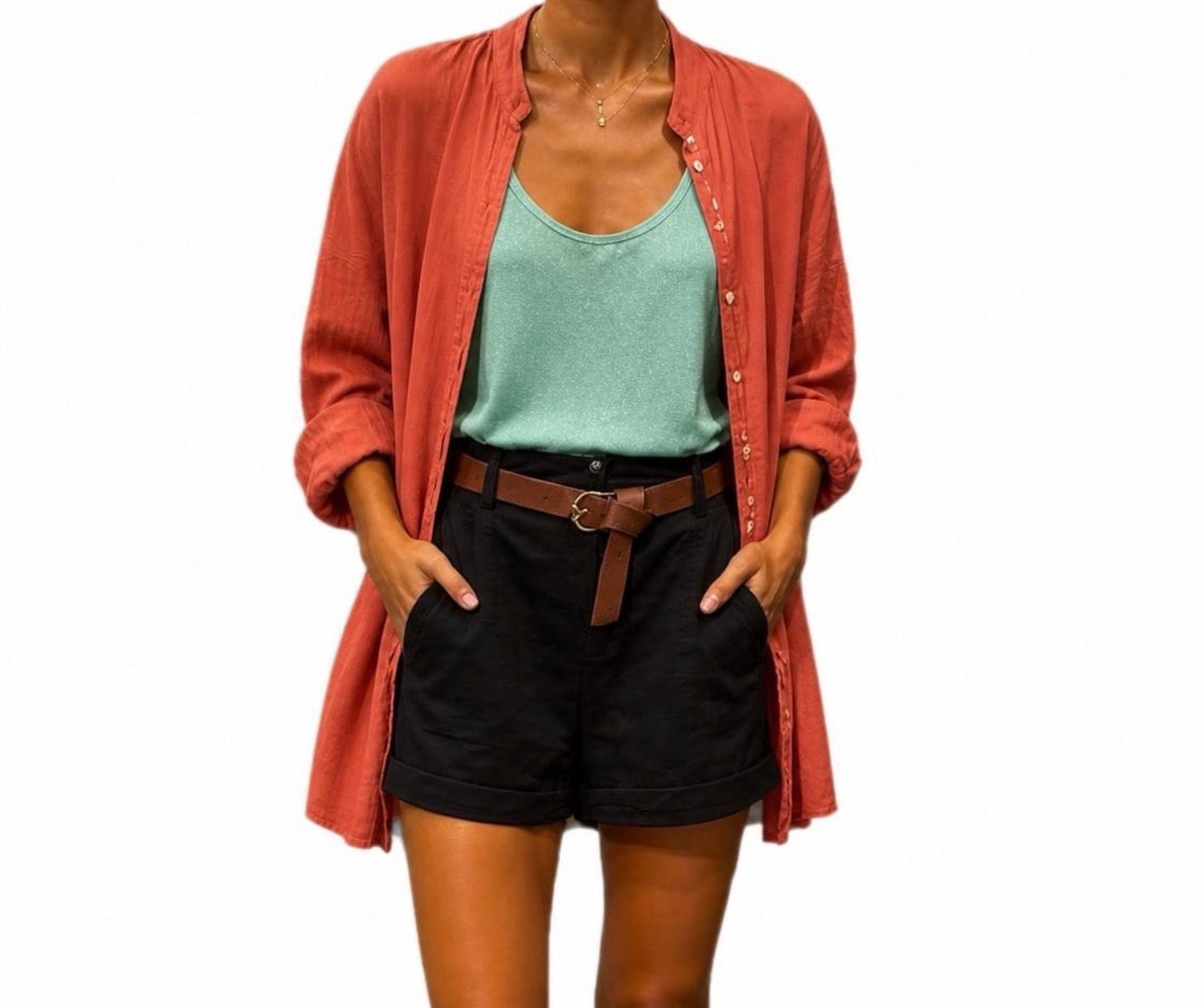Matié camicia Fiona coccio