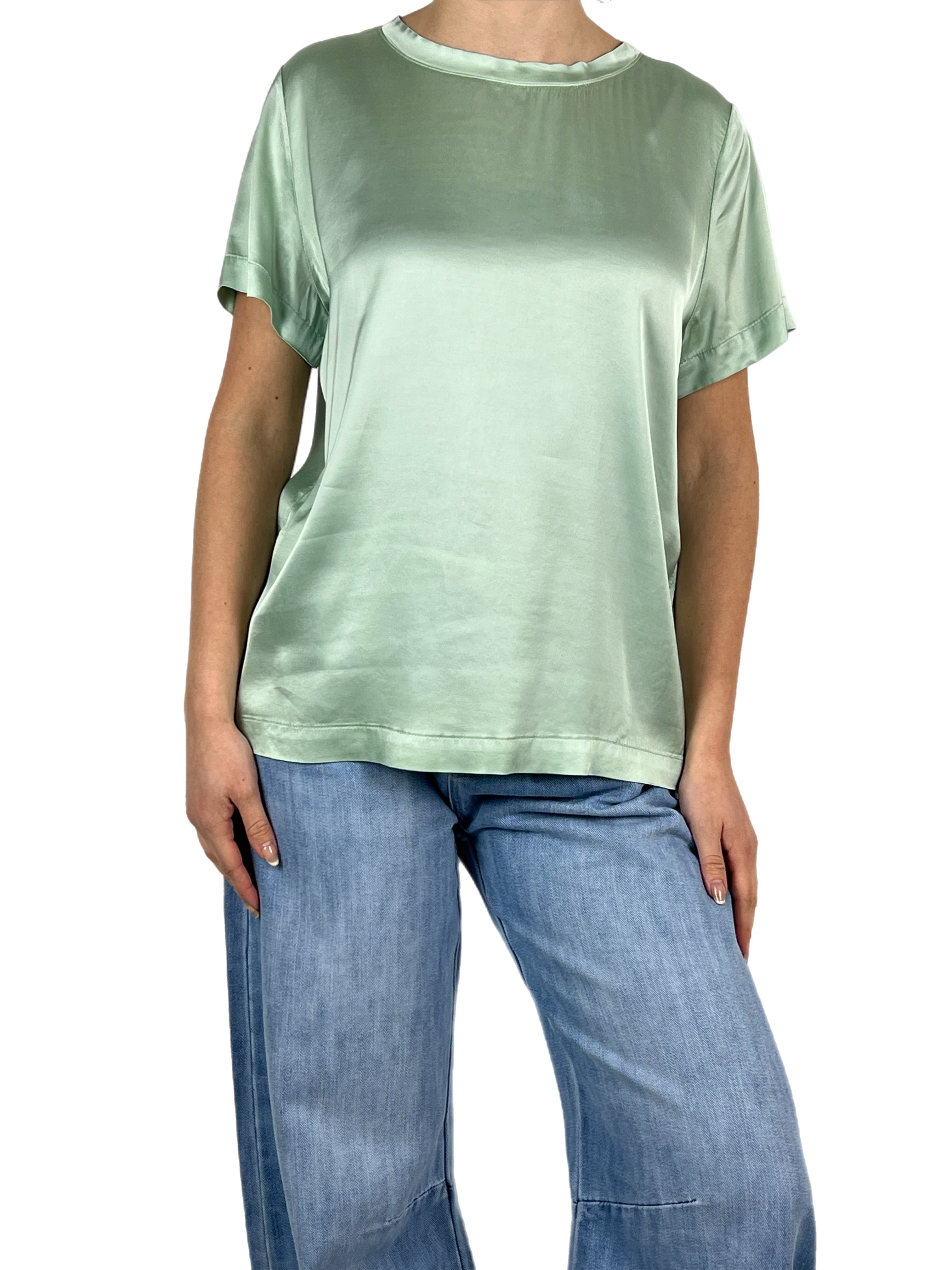 Matié t-shirt tulipano verde acqua