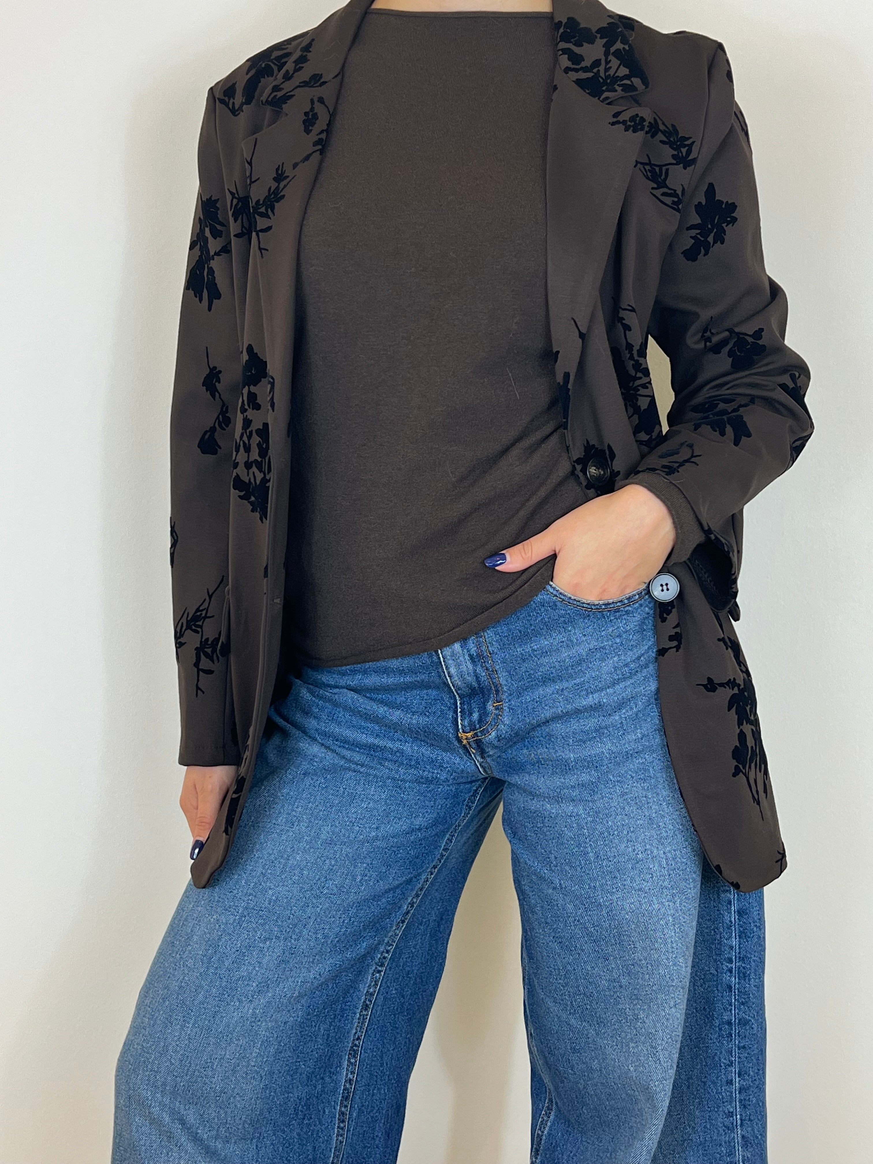 Matié blazer ilaria cioccolato