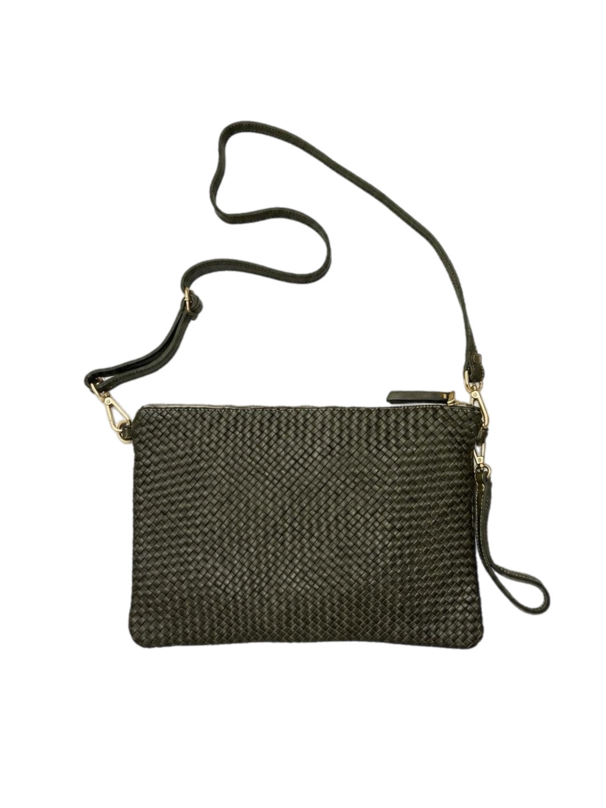 Matié borsa pelle Oslo verde