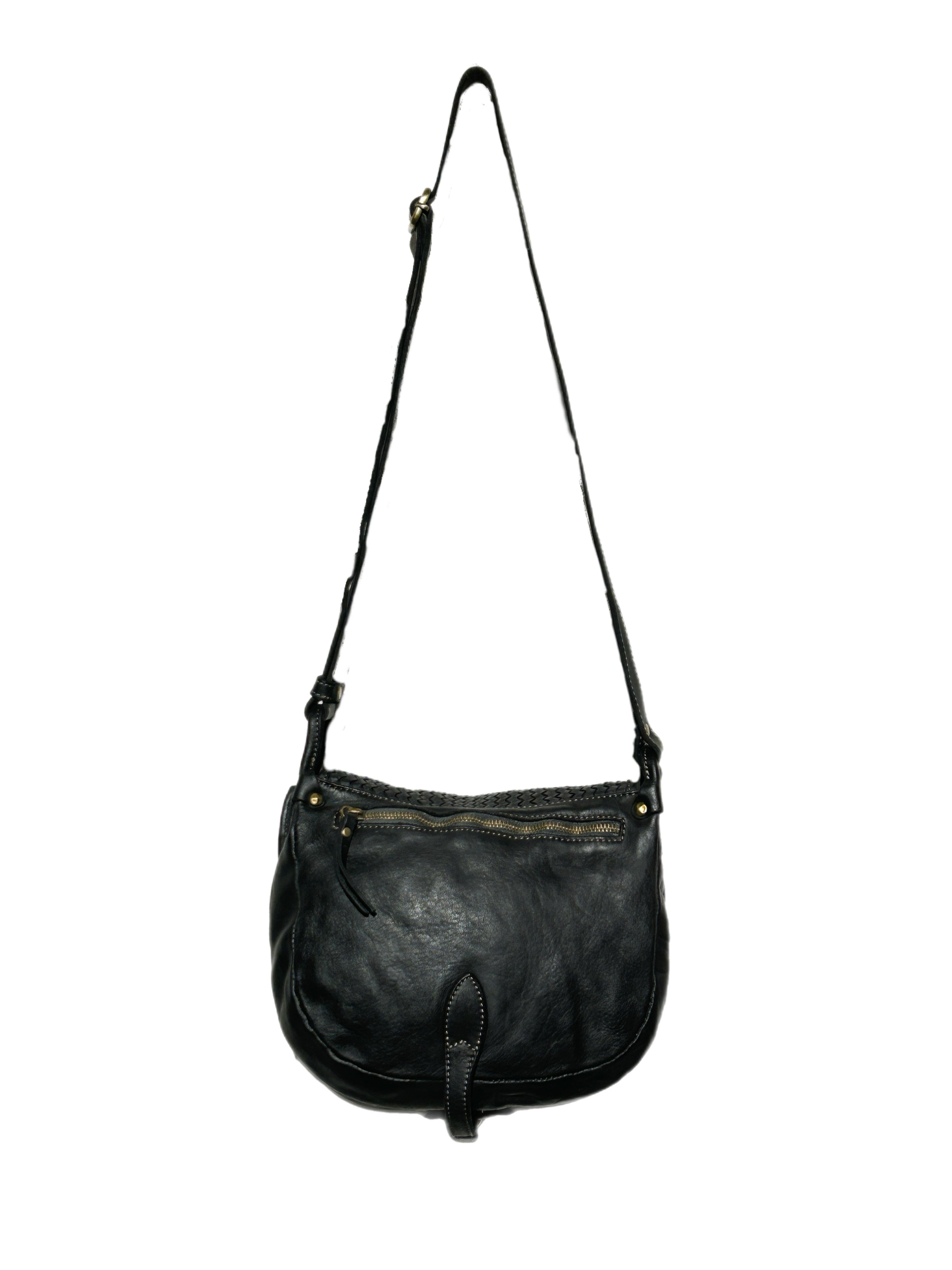 Matié borsa pelle sella nero
