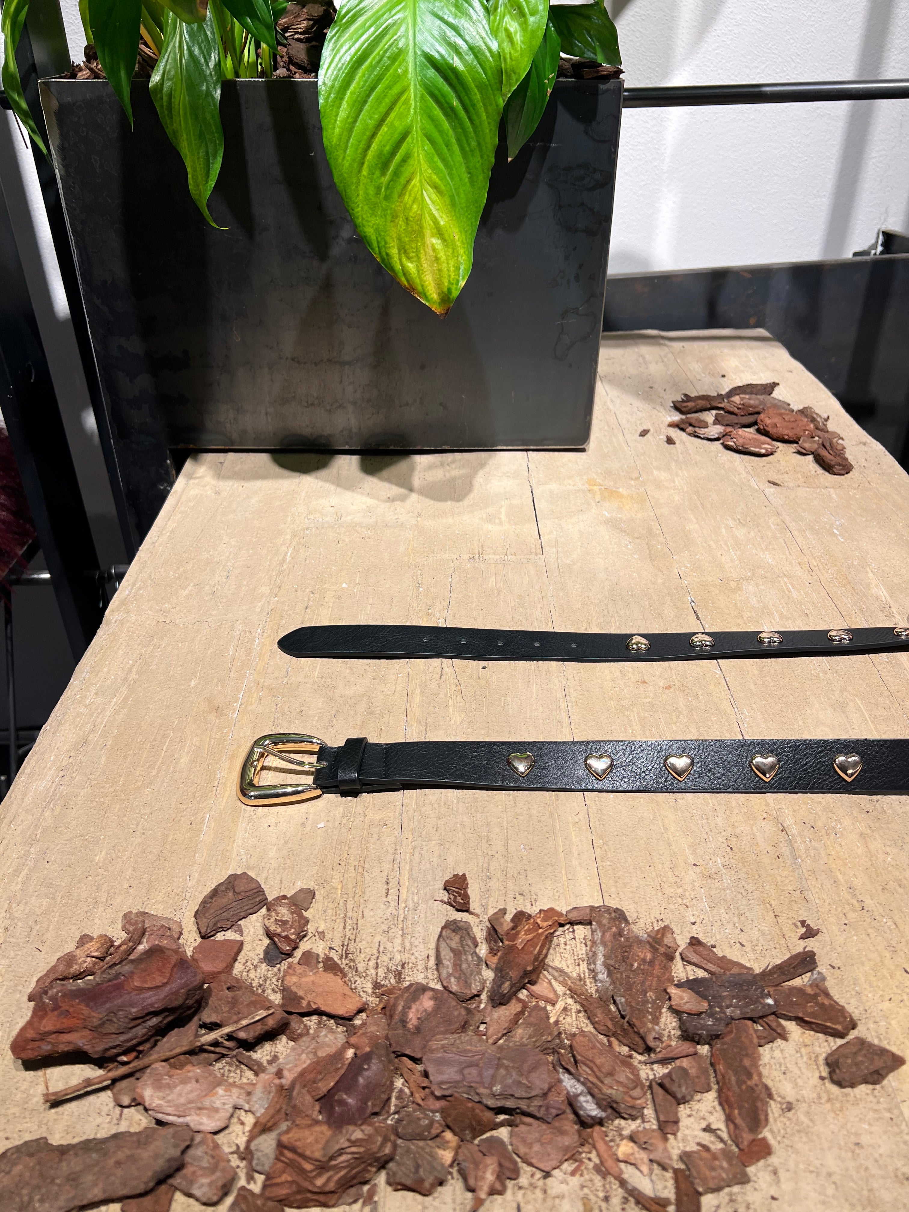 Matié cintura cuoricino nero