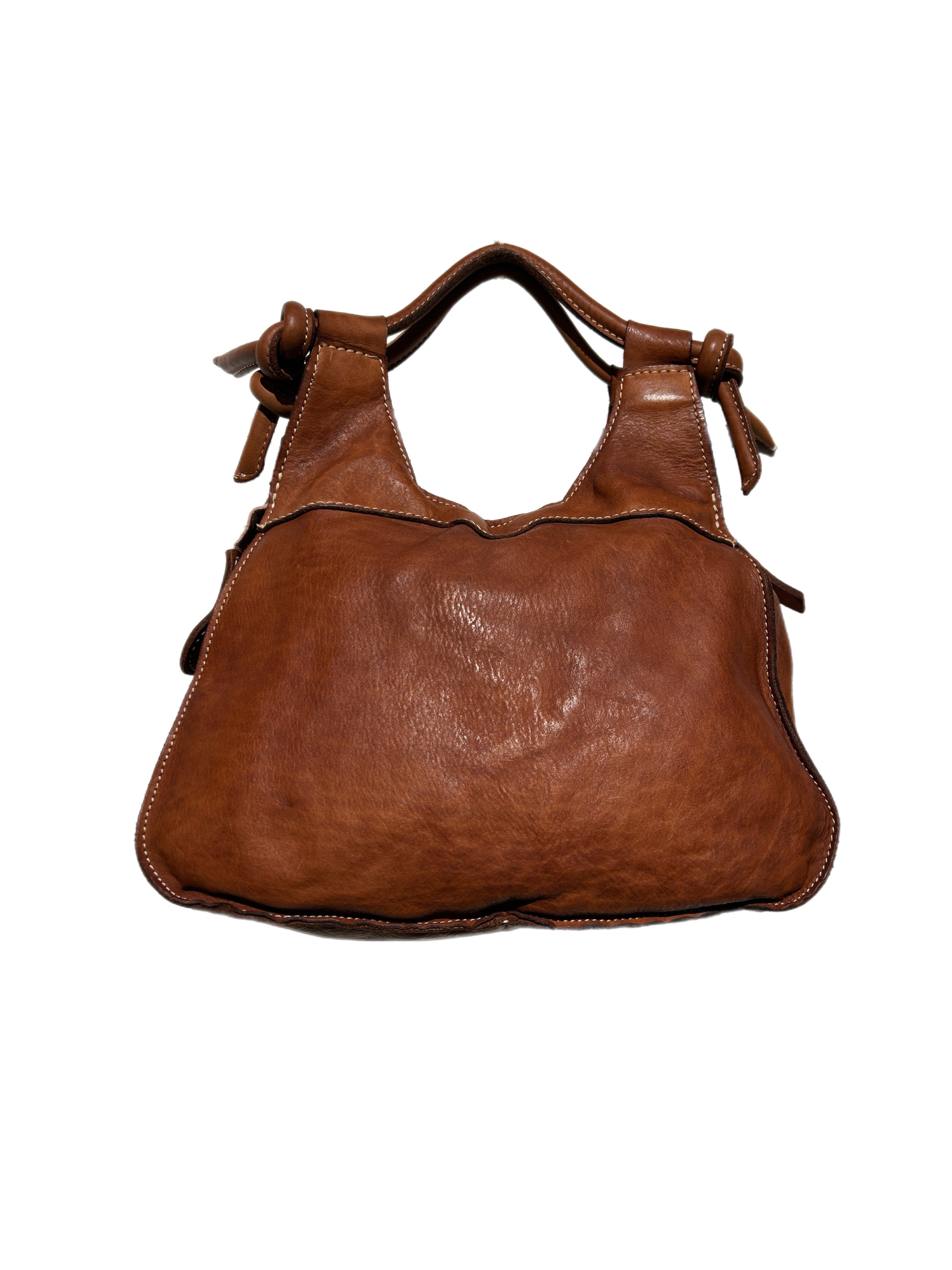 Matié borsa pelle siena cuoio