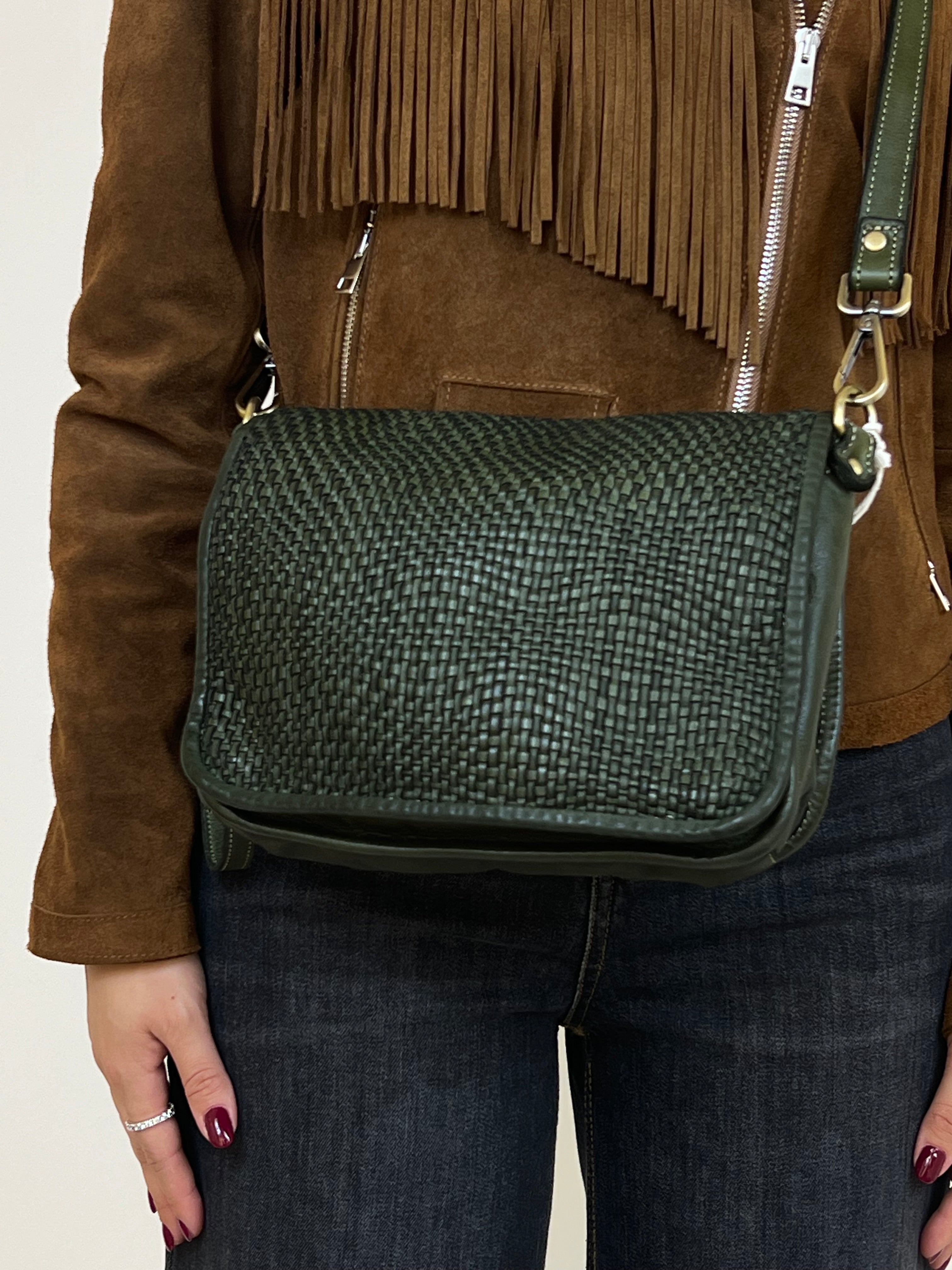 MATIÉ Bag Milla intreccio pelle