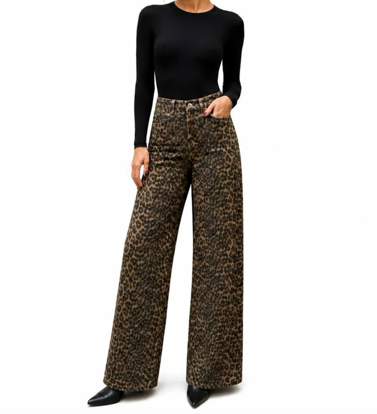 Brend jeans animalier