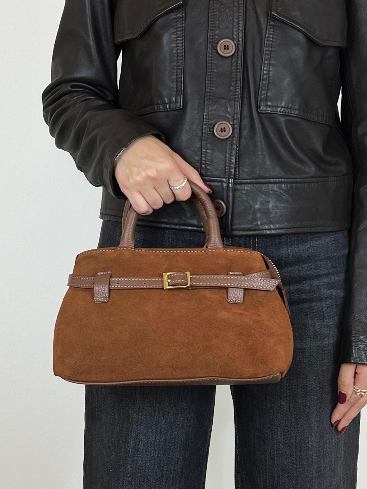 Borsa giulietta camoscio