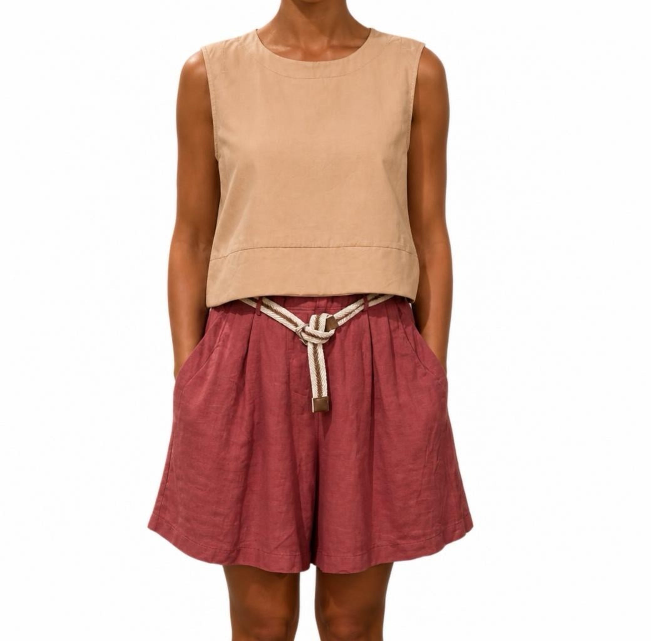 Matié canotta sara camel