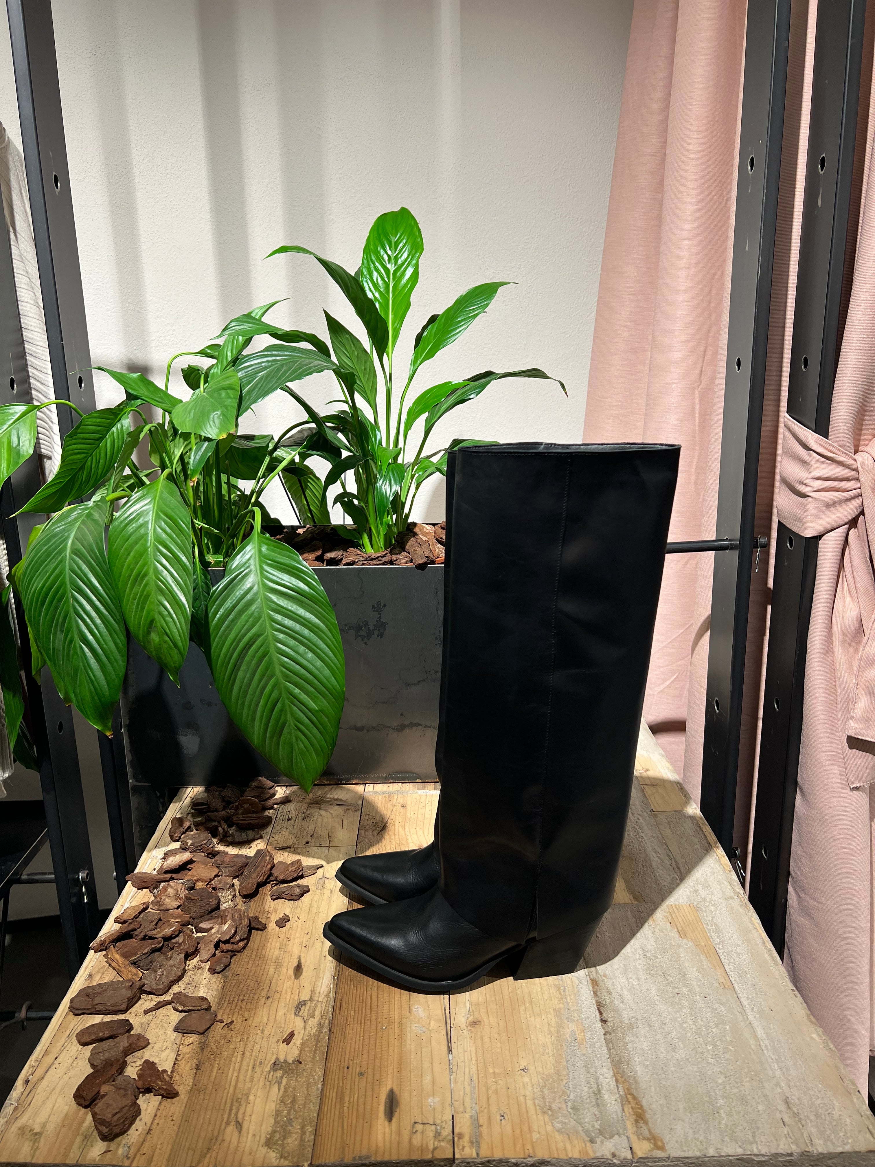 Texani pelle gambale alto