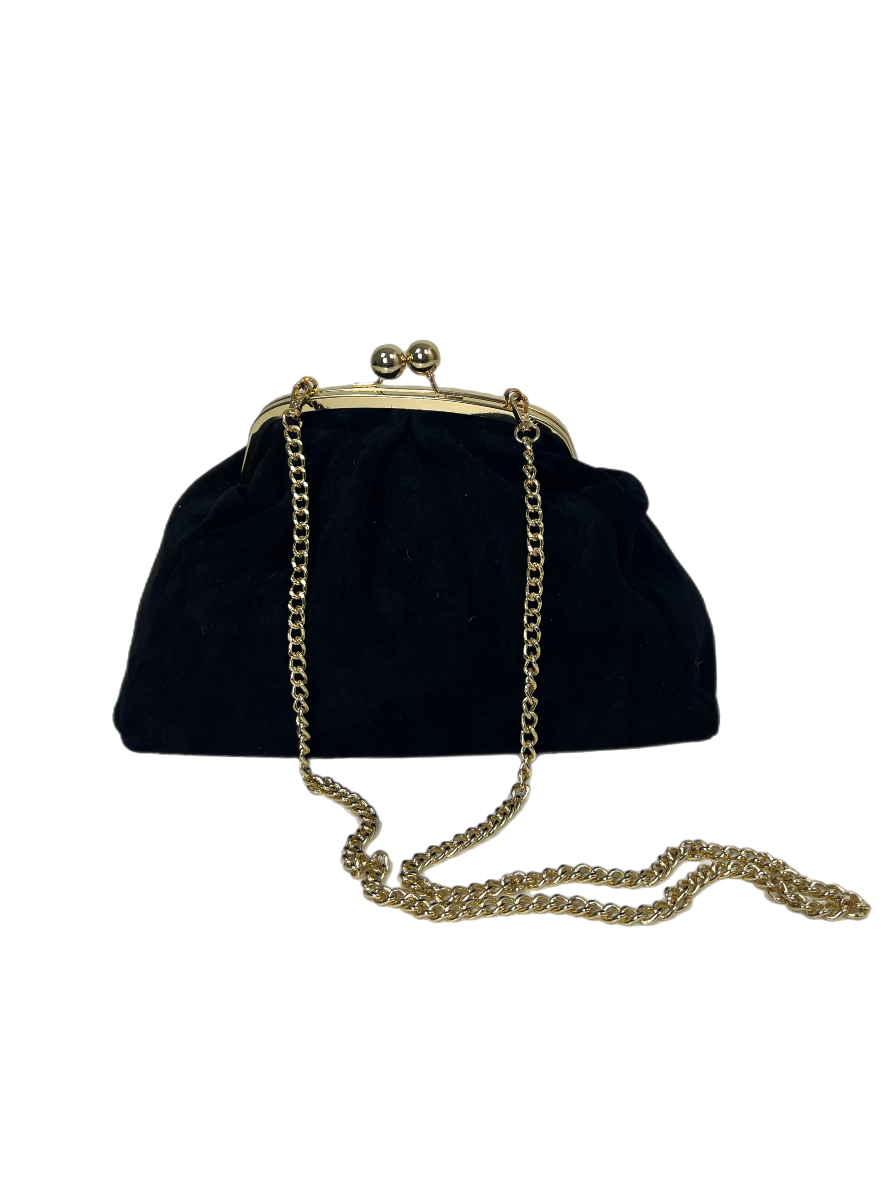 Matié borsa agnese camoscio nero