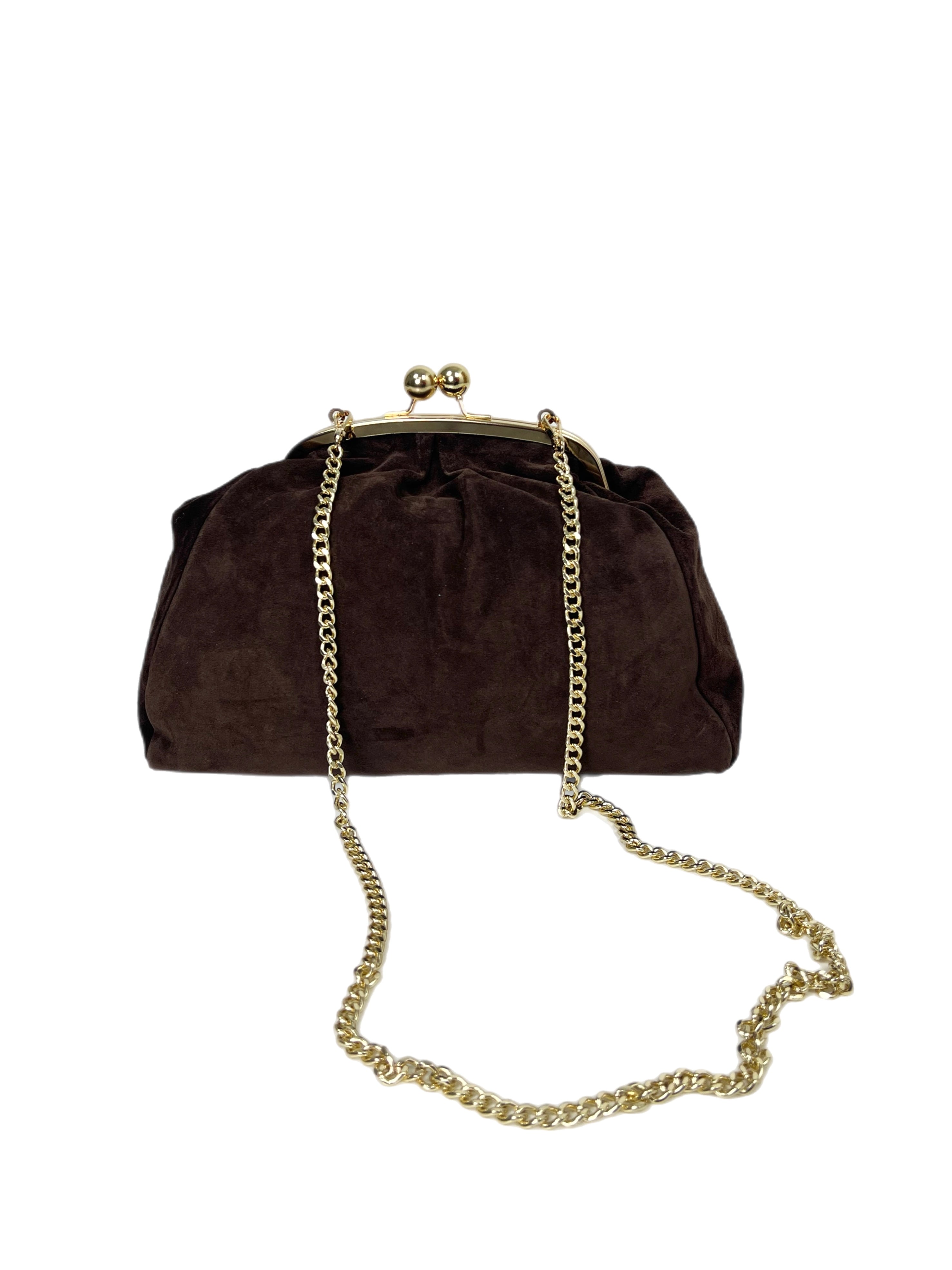 Matié borsa agnese camoscio moro