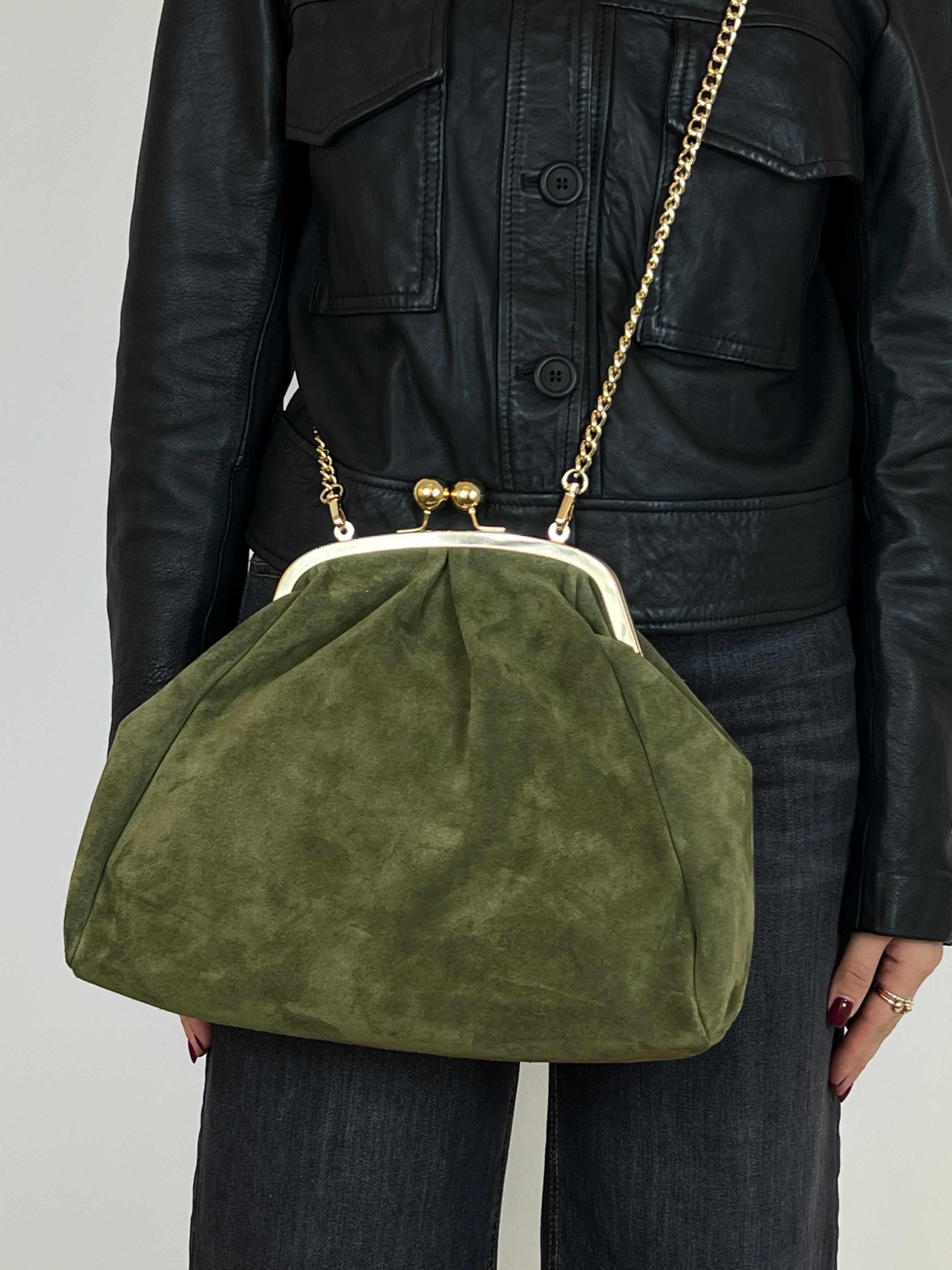 Borsa Agnese camoscio