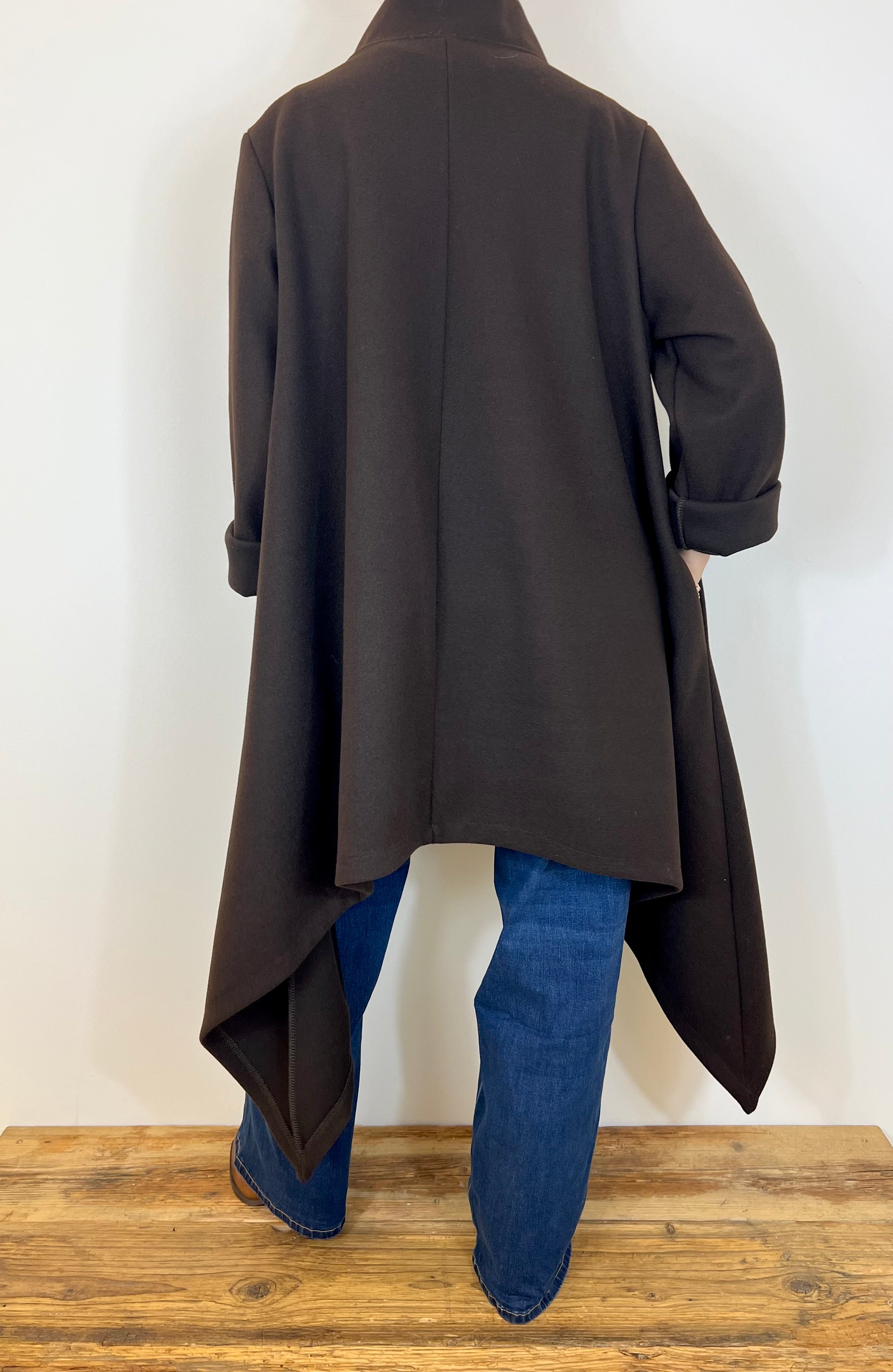 Matié cappotto brenda cioccolato