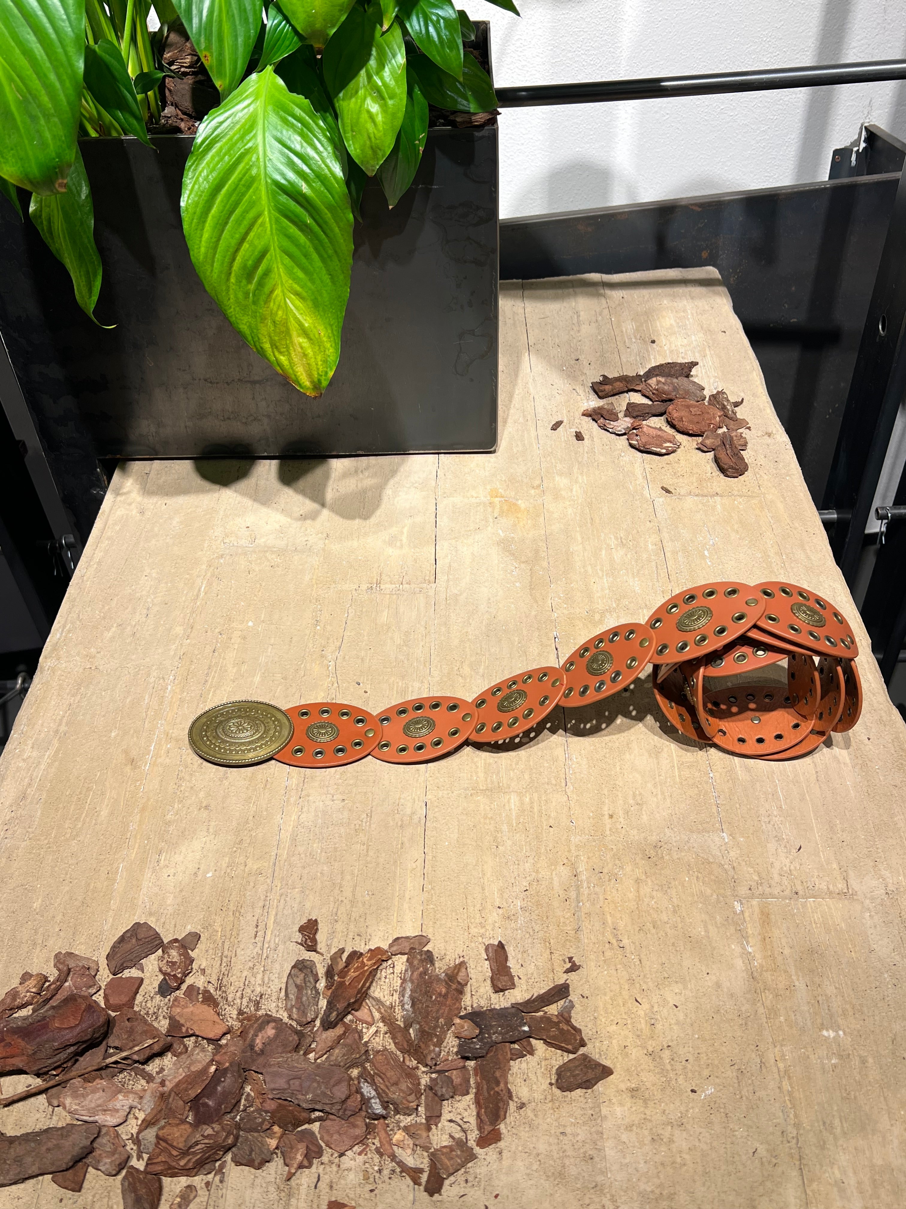 Matié cintura pelle Colorado cuoio