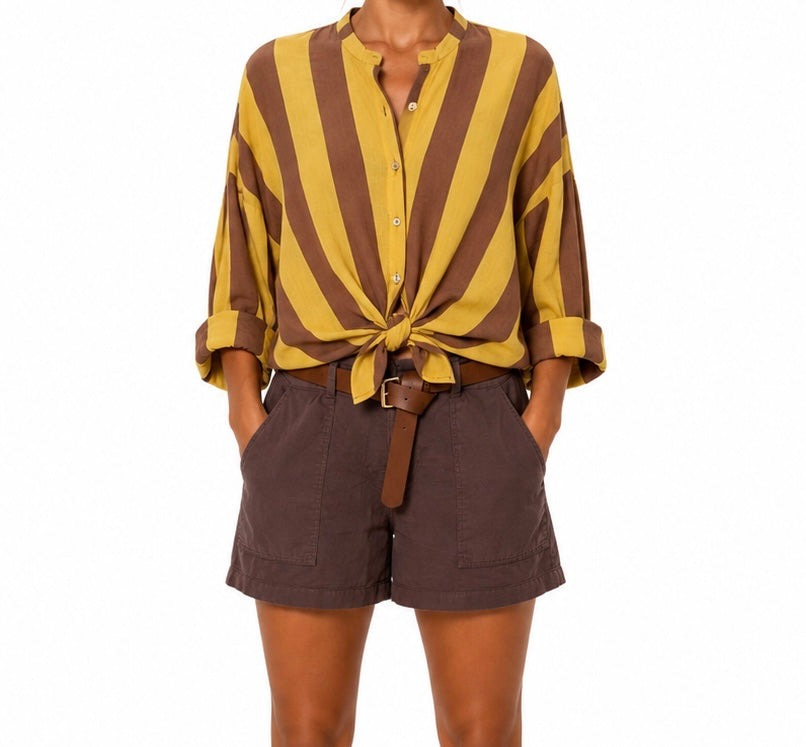 Matié camicia Blanca olio/ciokko