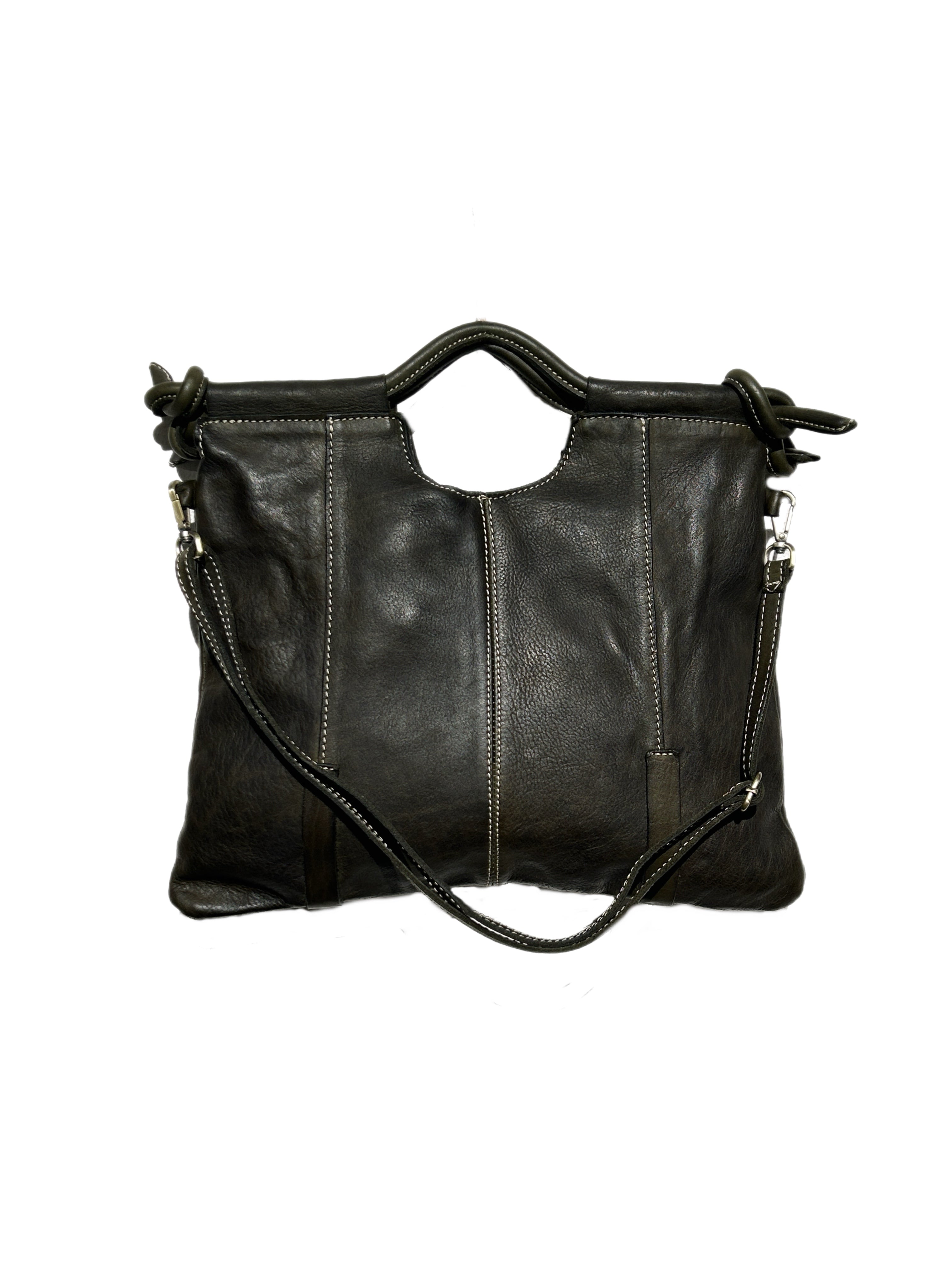 Matié borsa pelle pigreco verde
