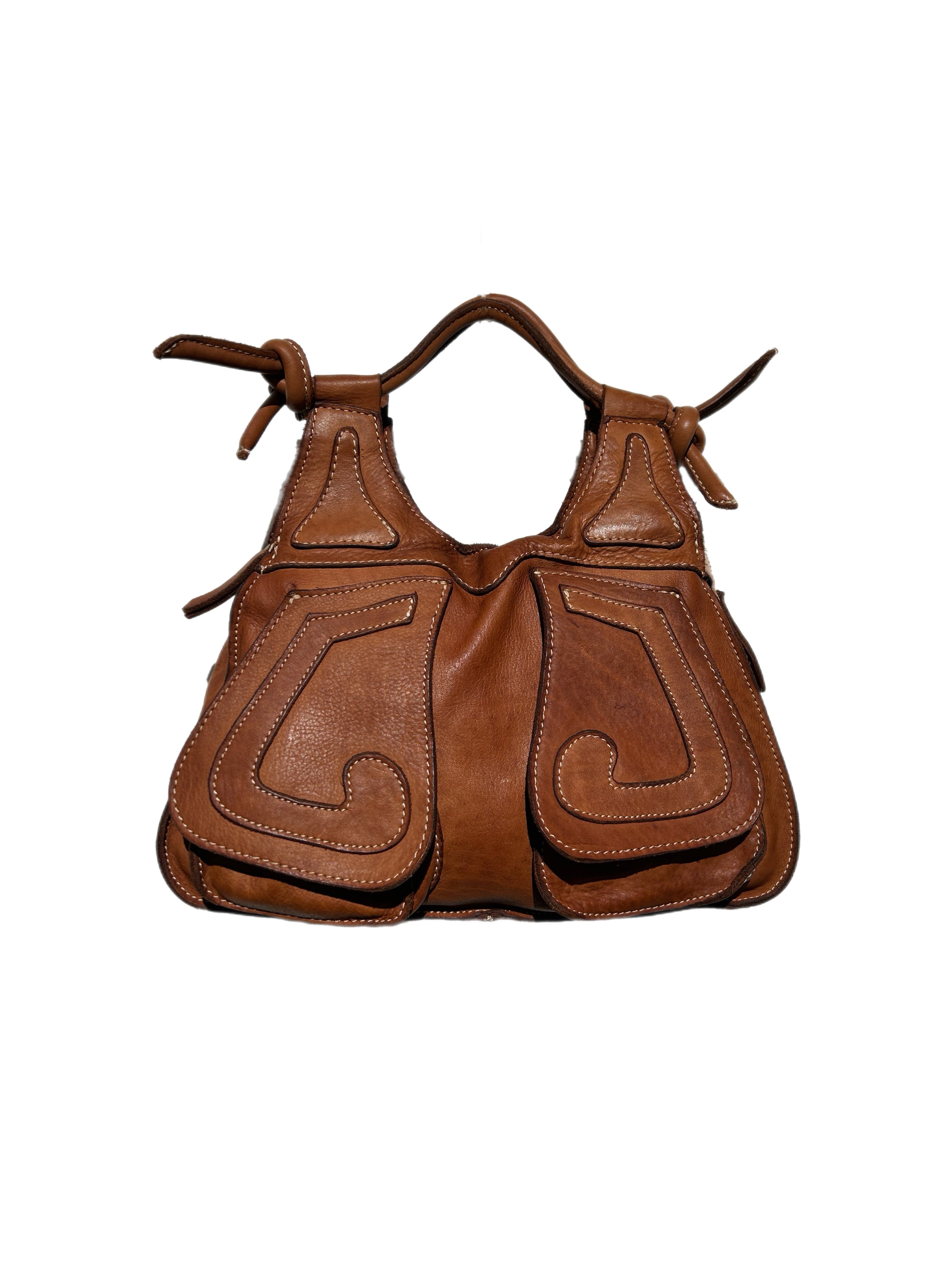 Matié borsa pelle siena cuoio