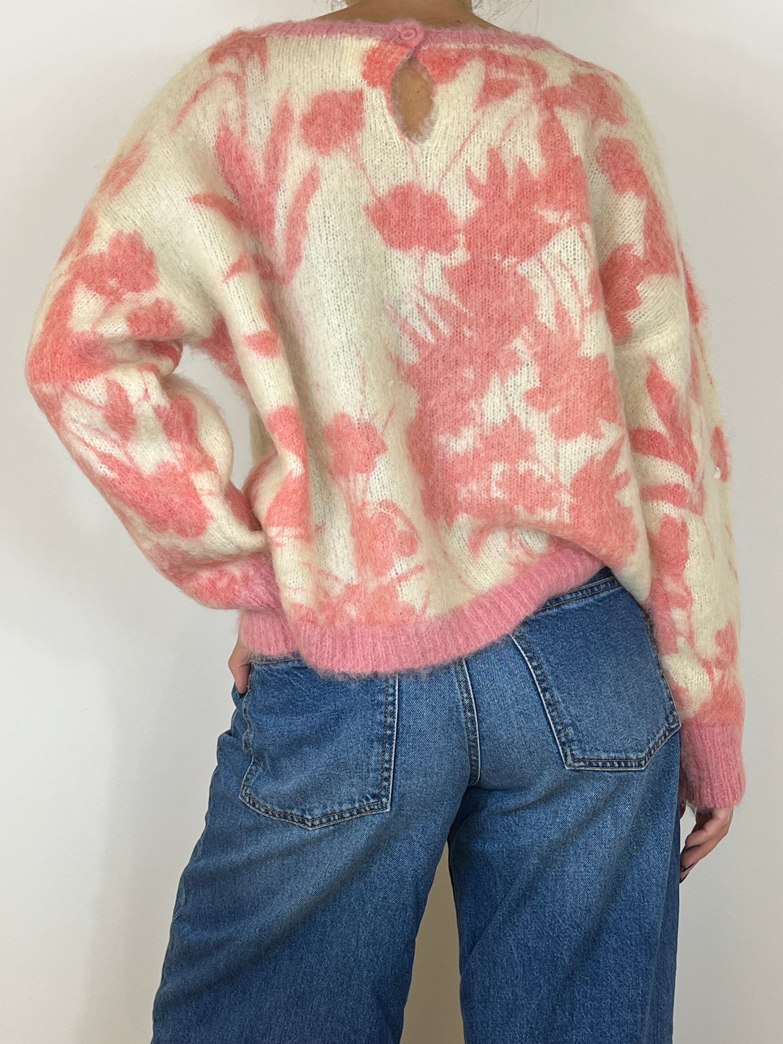 Zimo maglia fiore rosa