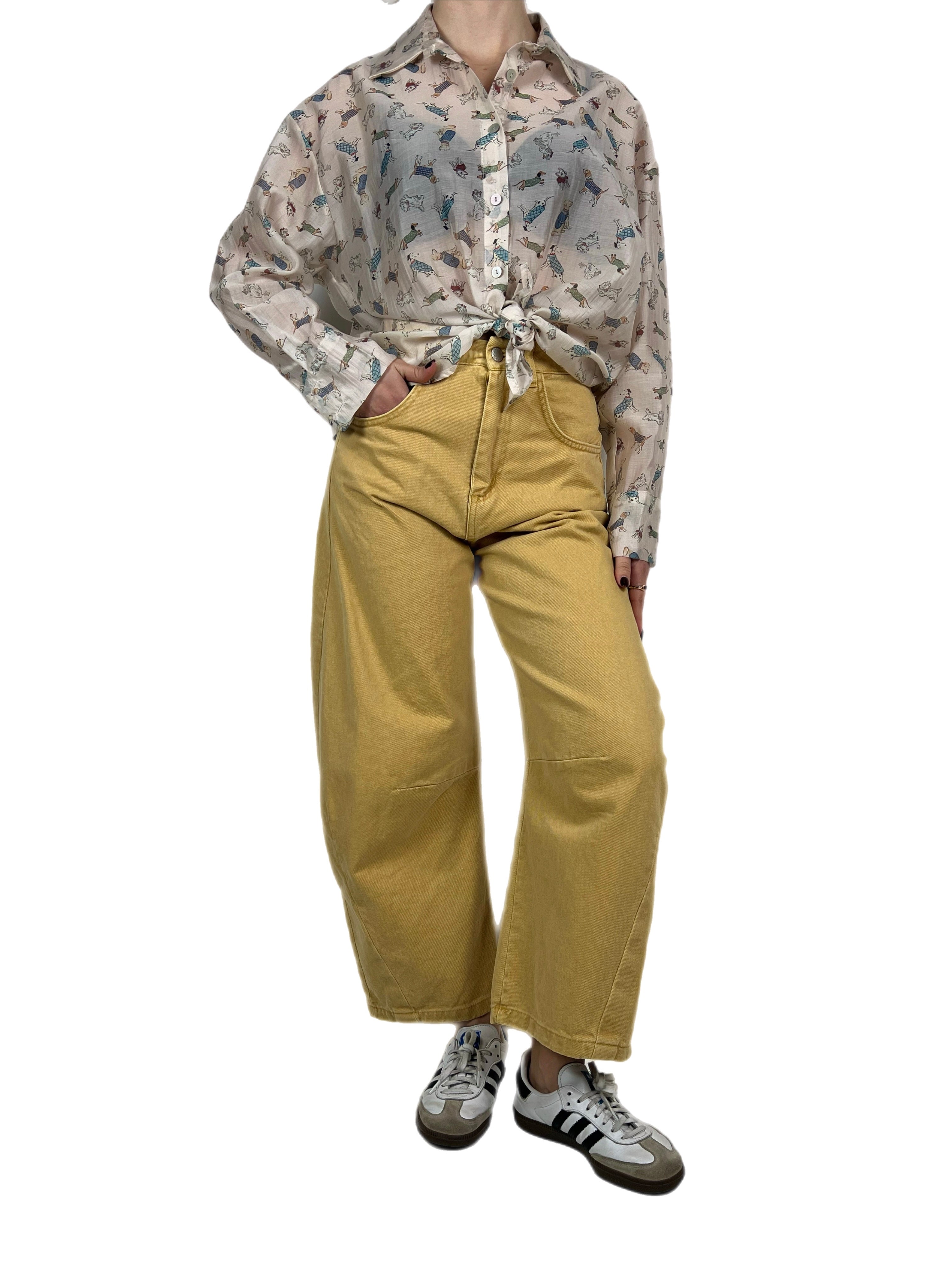 Matié jeans shadow giallo