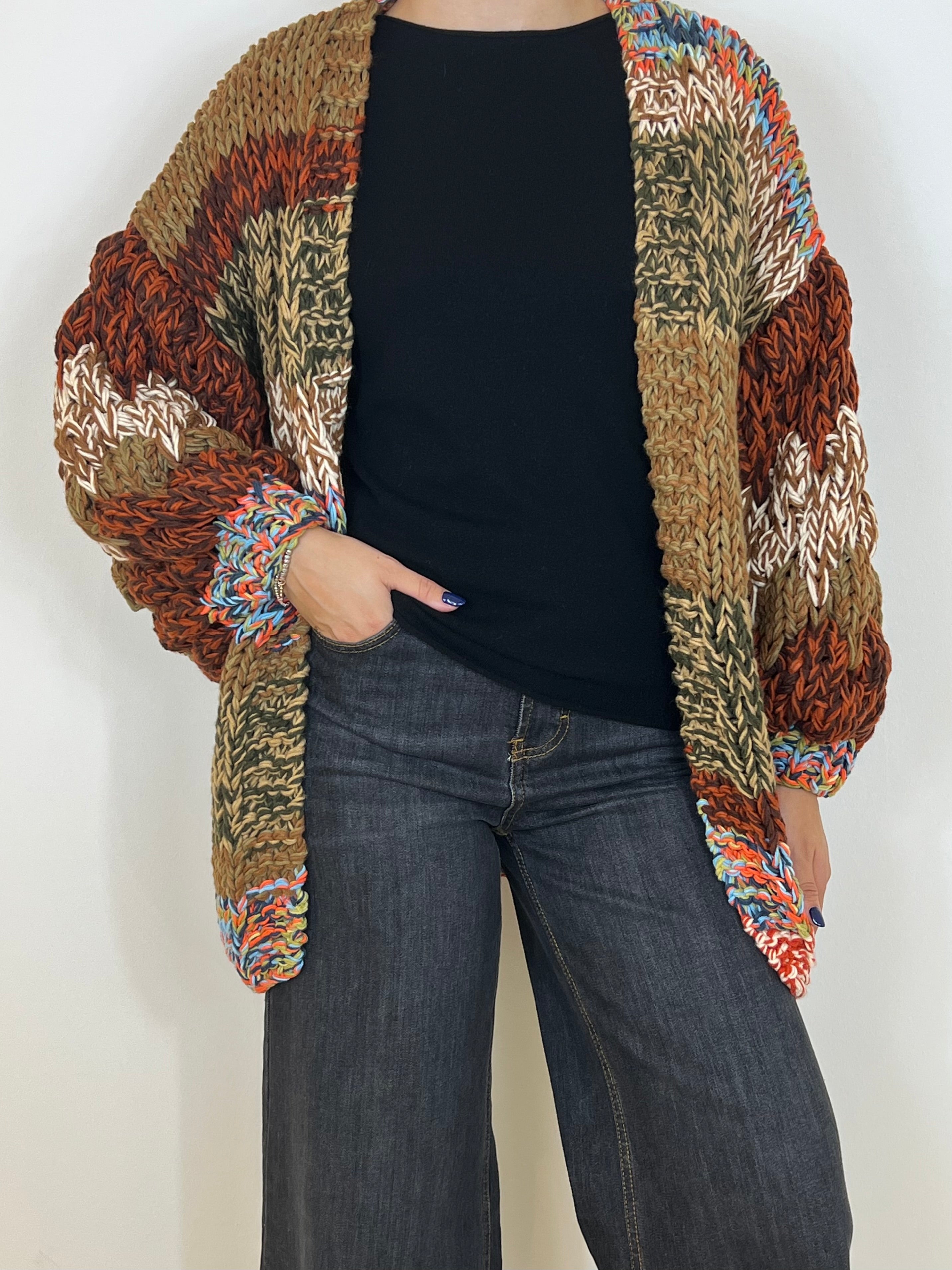 Matié cardigan benny giungla