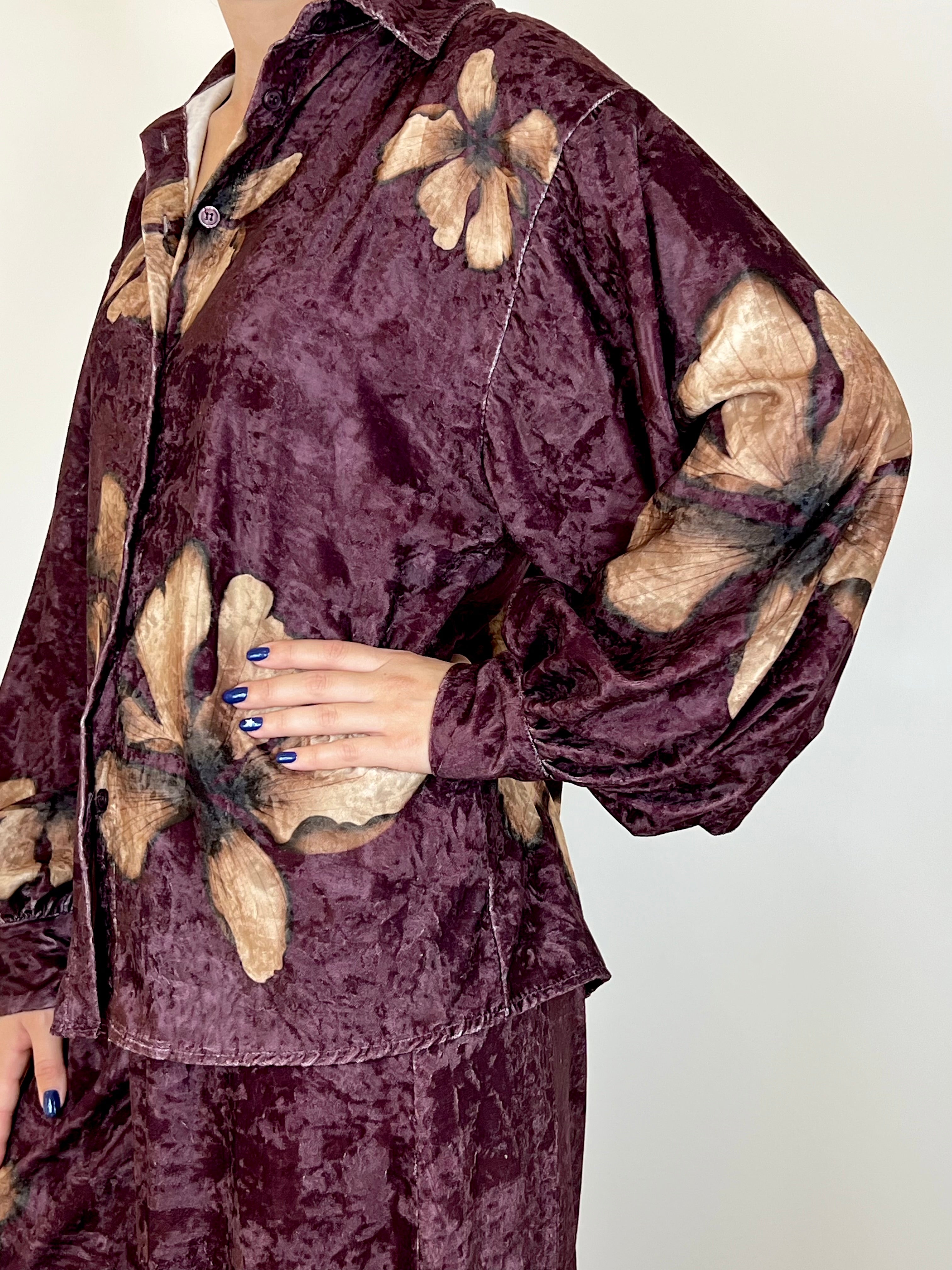 Matié camicia beverly melanzana