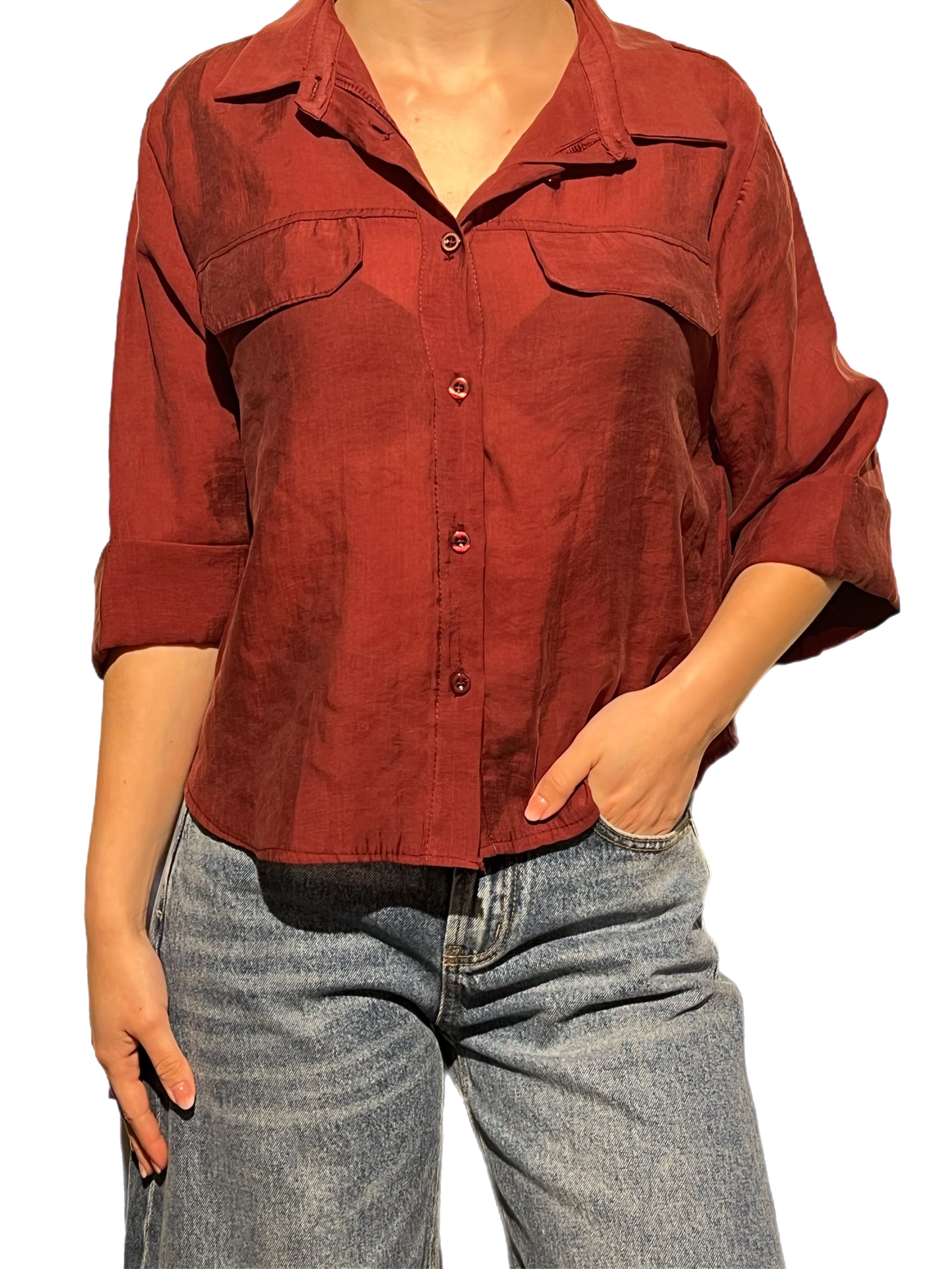 Matié camicia Ludovica bordeaux