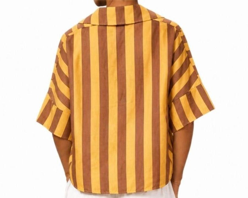 Matié camicia Cannes gialla/tab